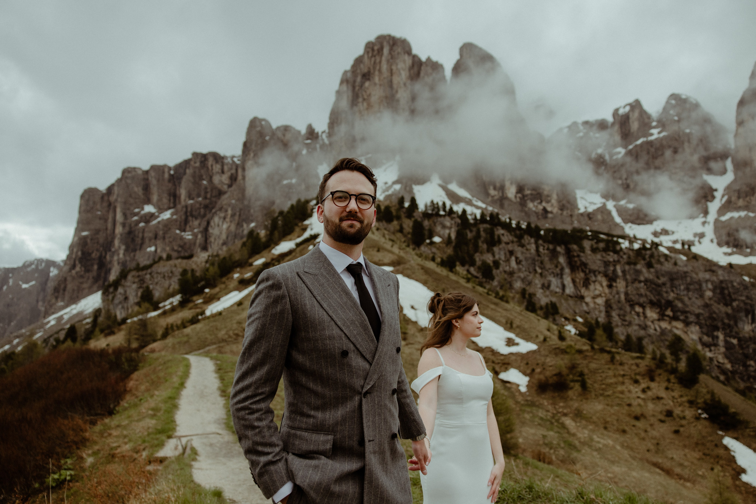 Dreamy elopement in Dolomites. Iceland elopement photo and video | Nikolaichik Photo