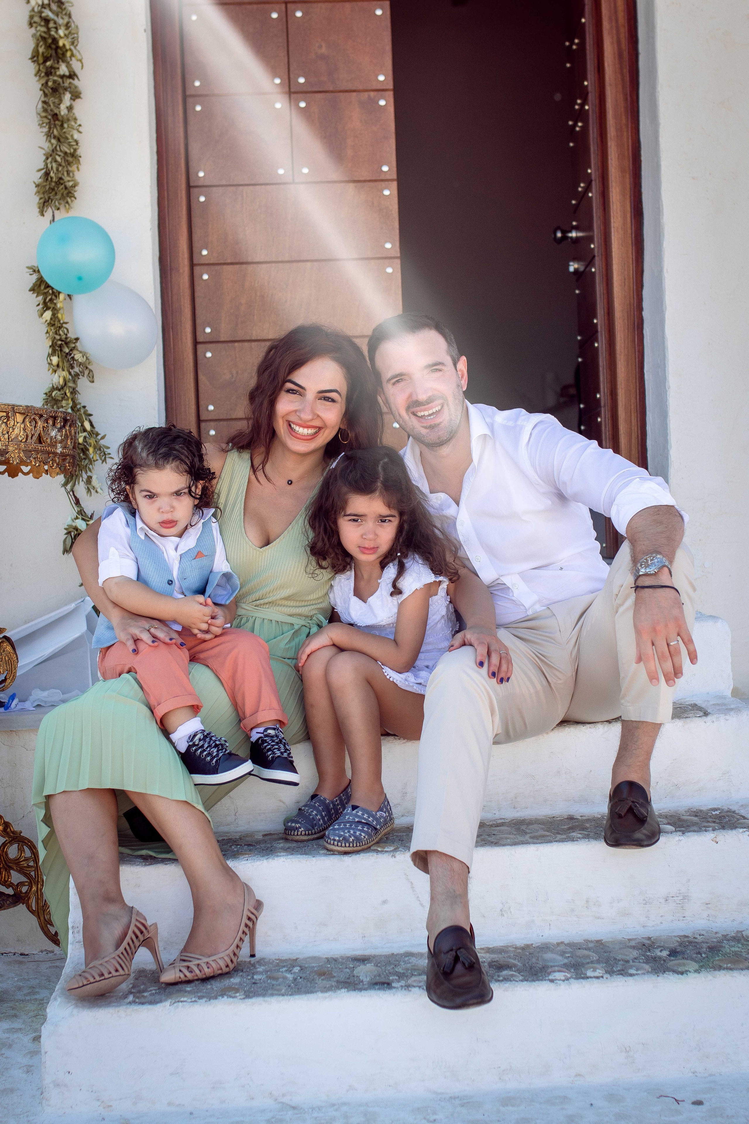 Baptism. Family Photographer in Greece
