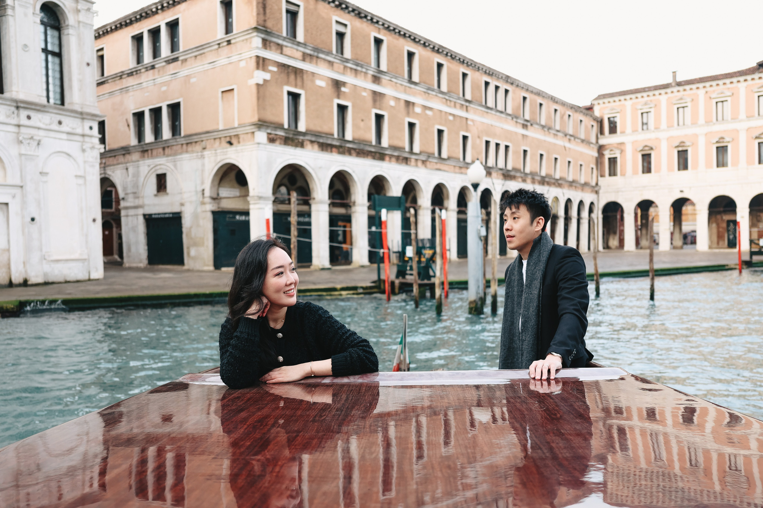 Venice Water Taxi Tour. Photographer in Venice, Viktoria Antonova