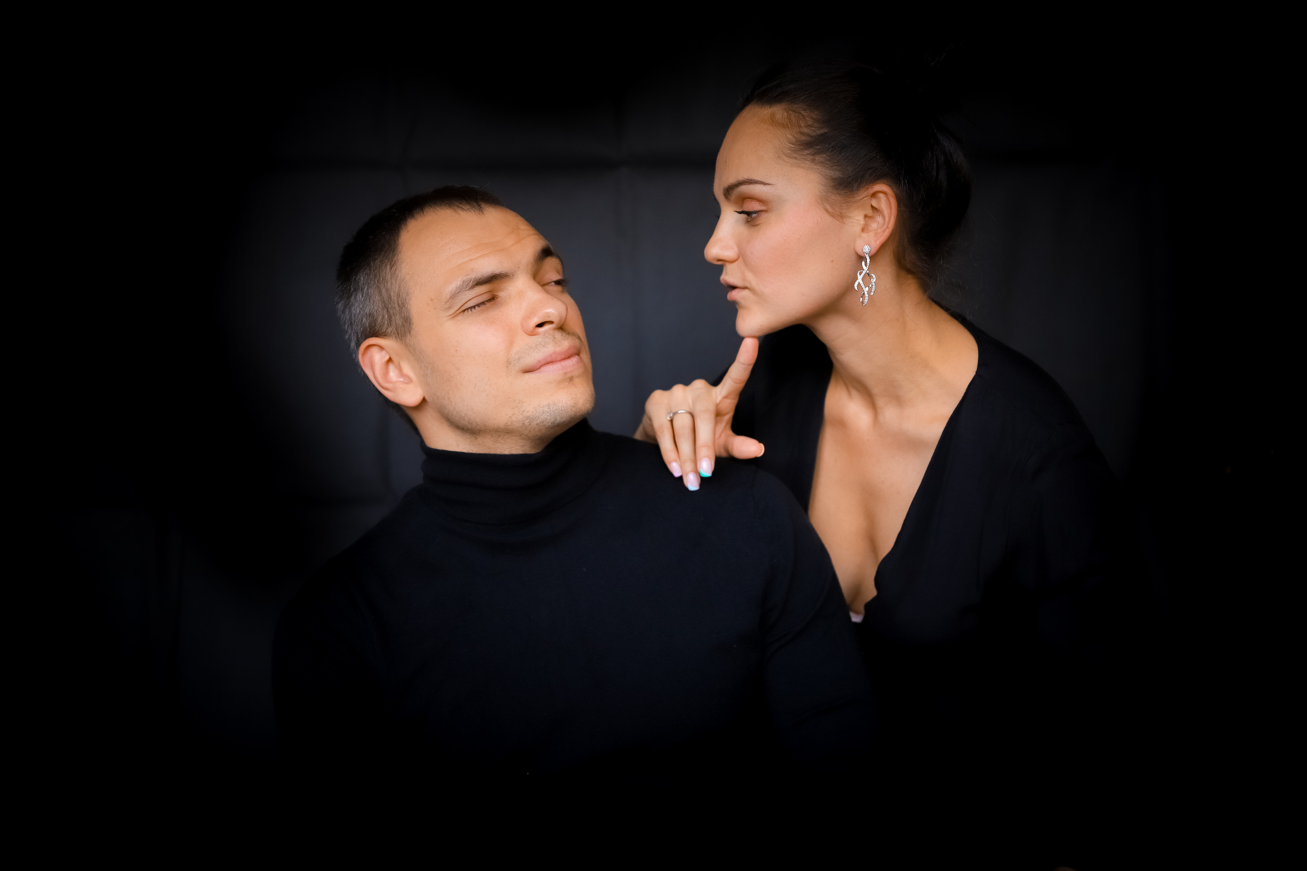 Black background. Family & children’s photographer in Herts & West London Iryna Blair