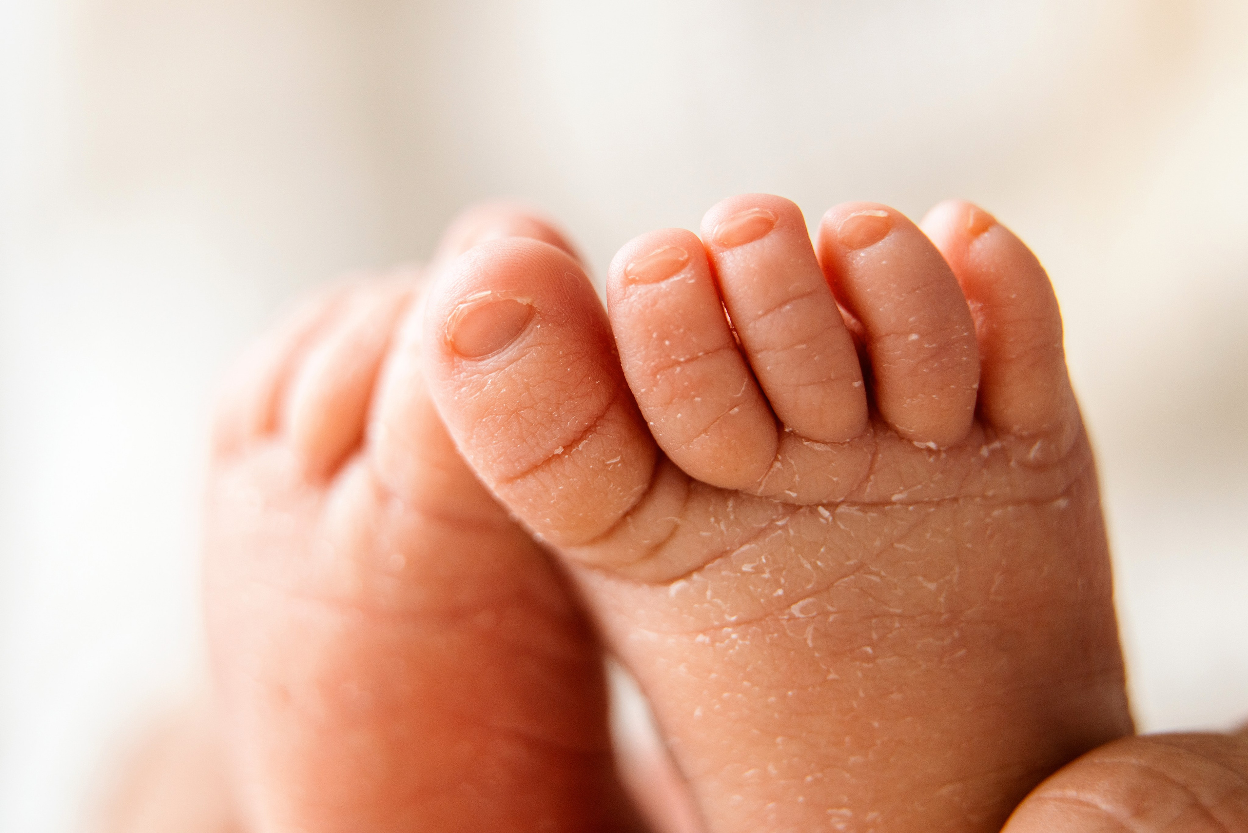 Newborn. Svitlana Miahka fotografa a Genova