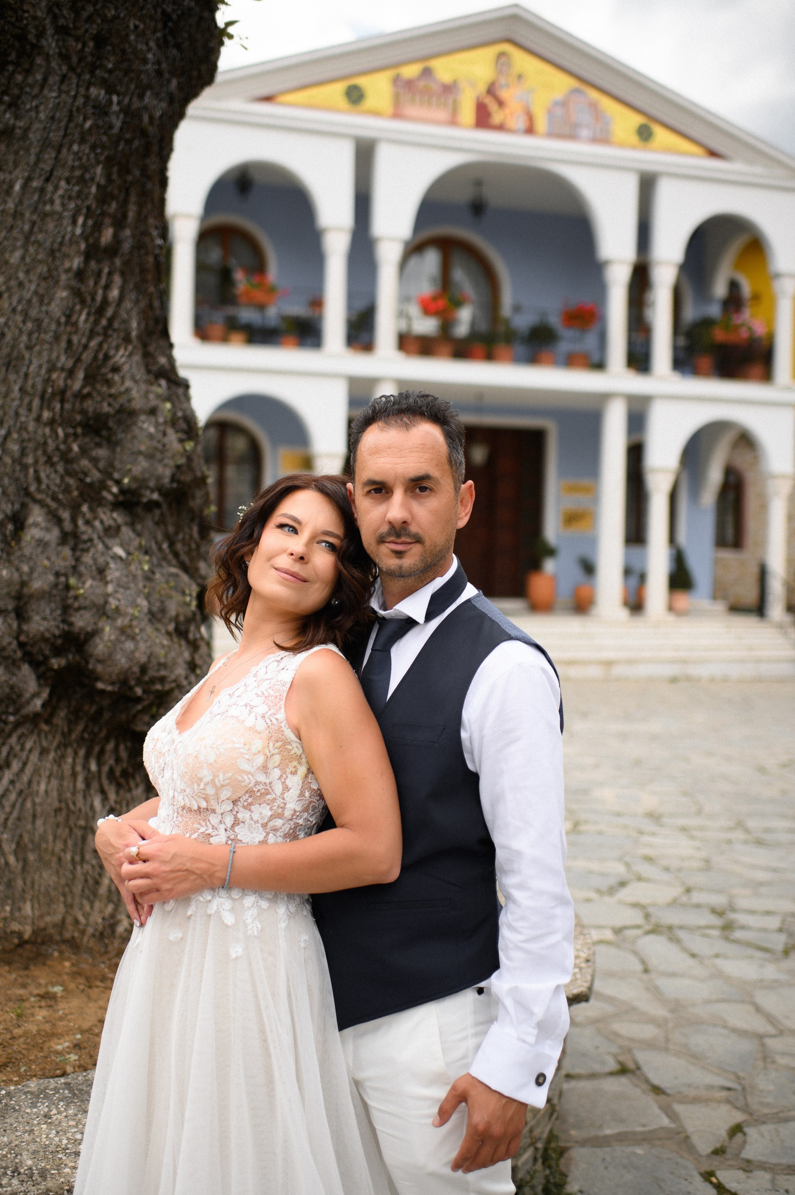 Wedding in Arnia Daria and George. Семейная, детская, портретная и предметная фотосъемка в Салониках