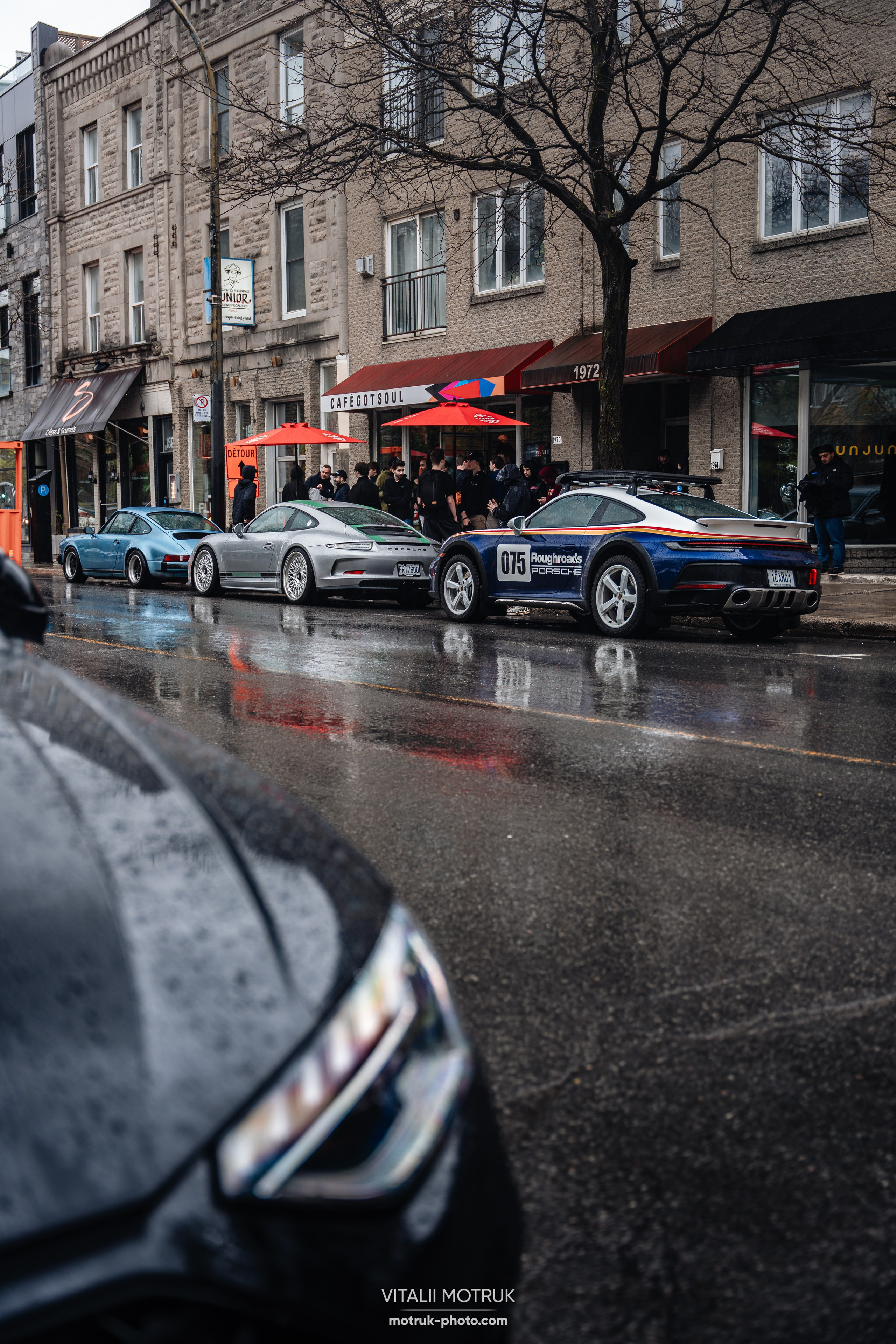 Cars and Coffee CafeGotSoul. Photographe de voitures à Paris — Vitalii Motruk