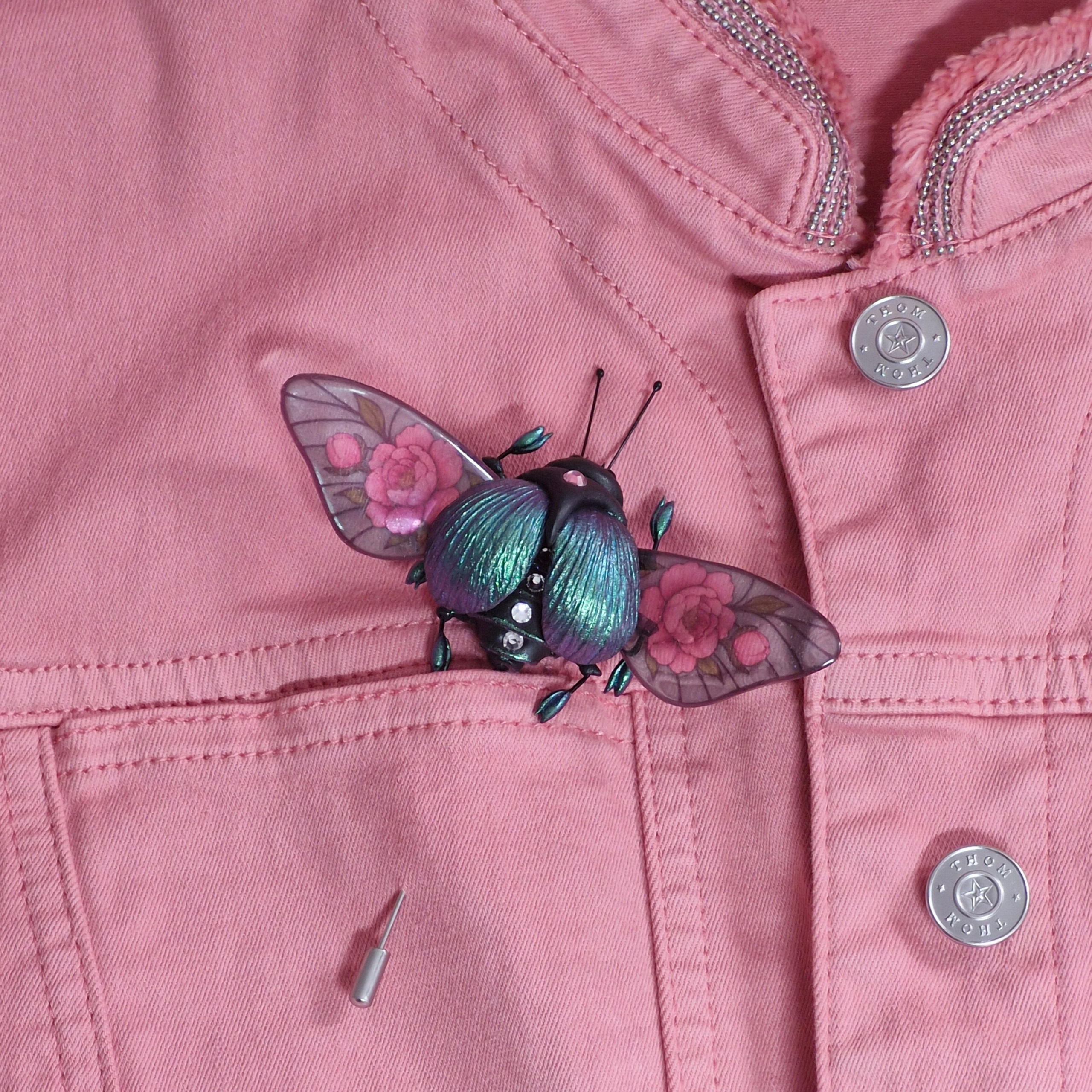 Броши-жуки / Insekten-Broschen ➜. Oksana Paul-Gardinen-Design Oksana Paul ✧ Art of Gardinen & Textile Design ✧ Polymer Clay Art & Handmade Creatures