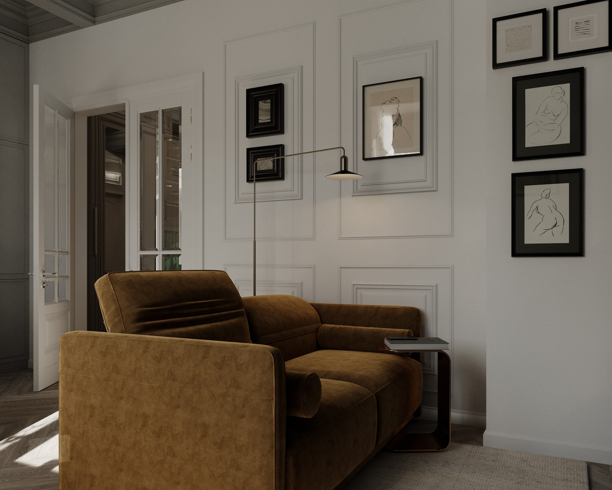 Obývací pokoj. Filipenka architects