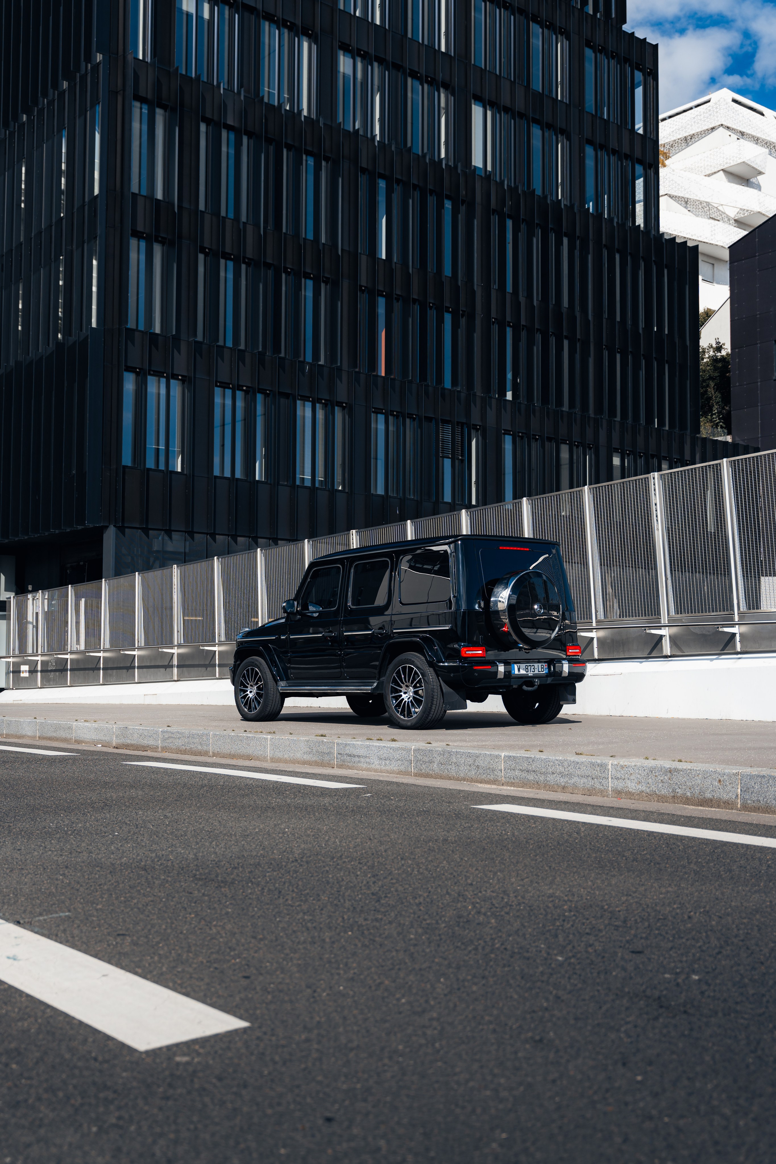 Mercedes-Benz G500. Photographe de voitures à Paris — Vitalii Motruk