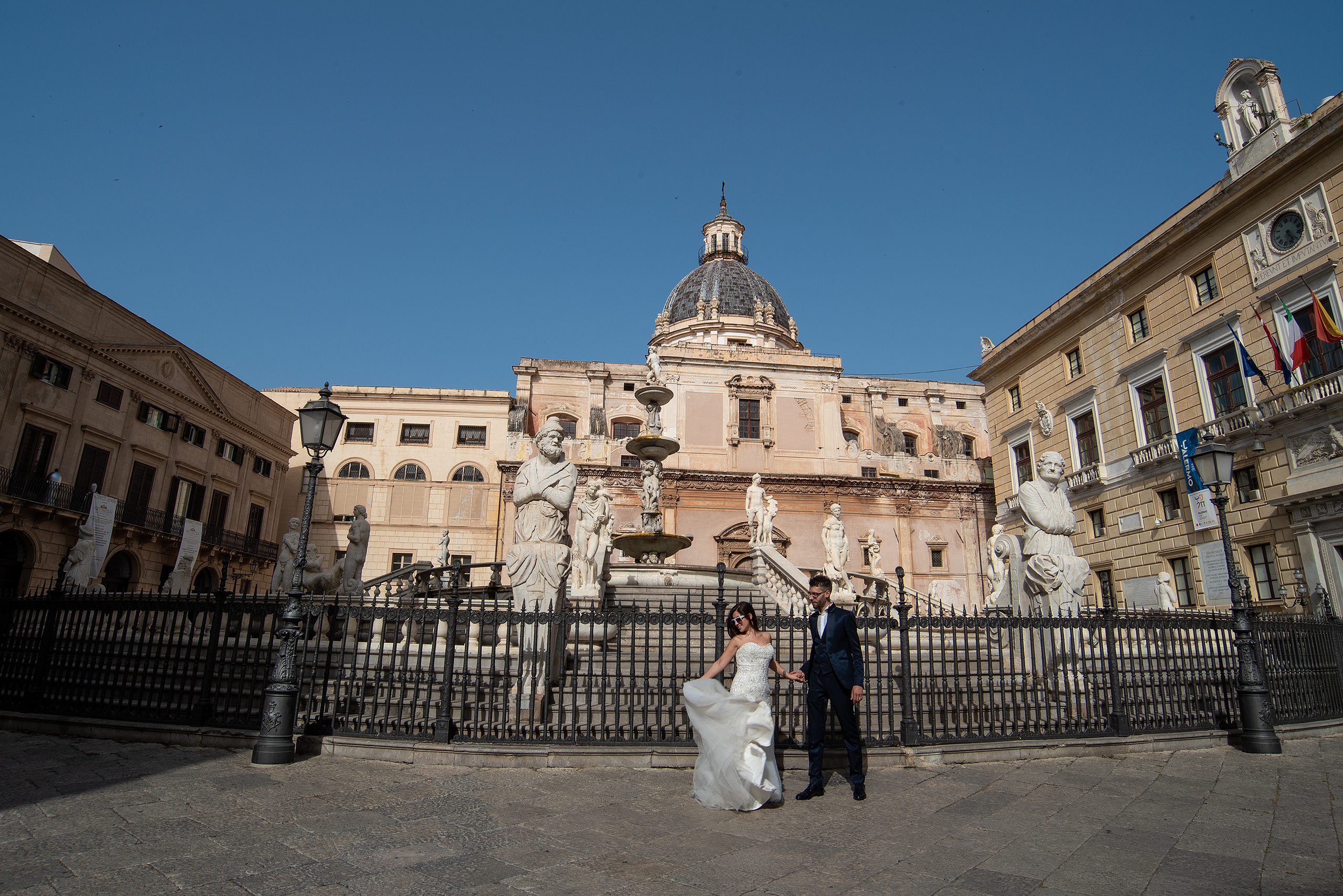 Denise & Piero. Свадьба на Сицилии, Палермо, Таормина, Эриче