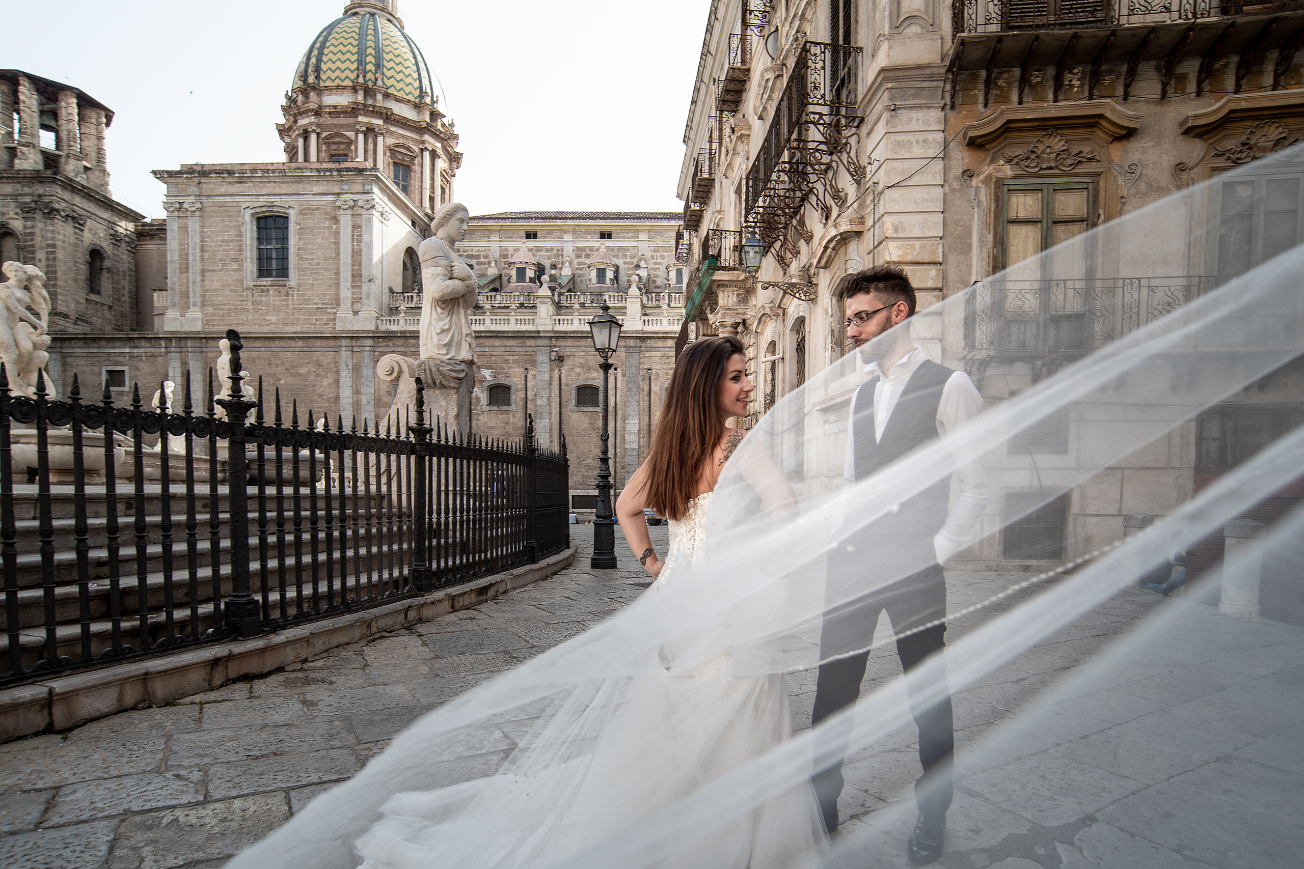 Denise & Piero. Свадьба на Сицилии, Палермо, Таормина, Эриче