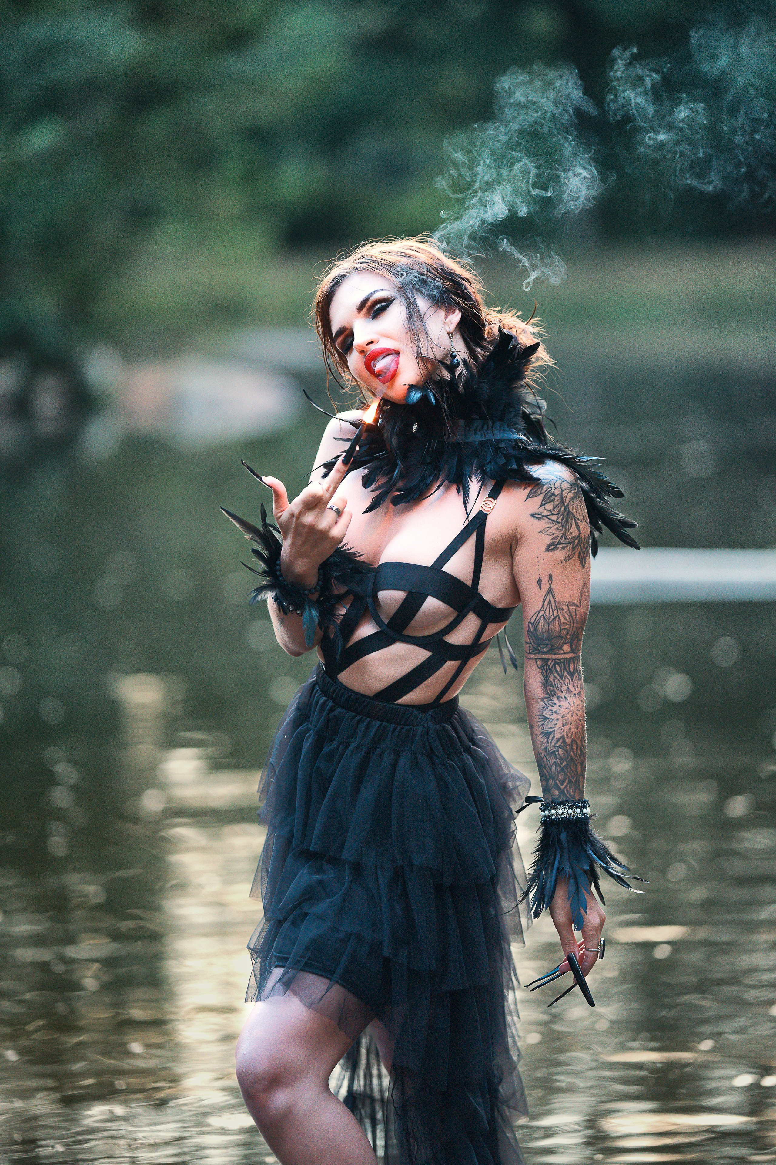 Witch at the lake. Family, Lifestyle and Portrait photograher in Trier, Germany