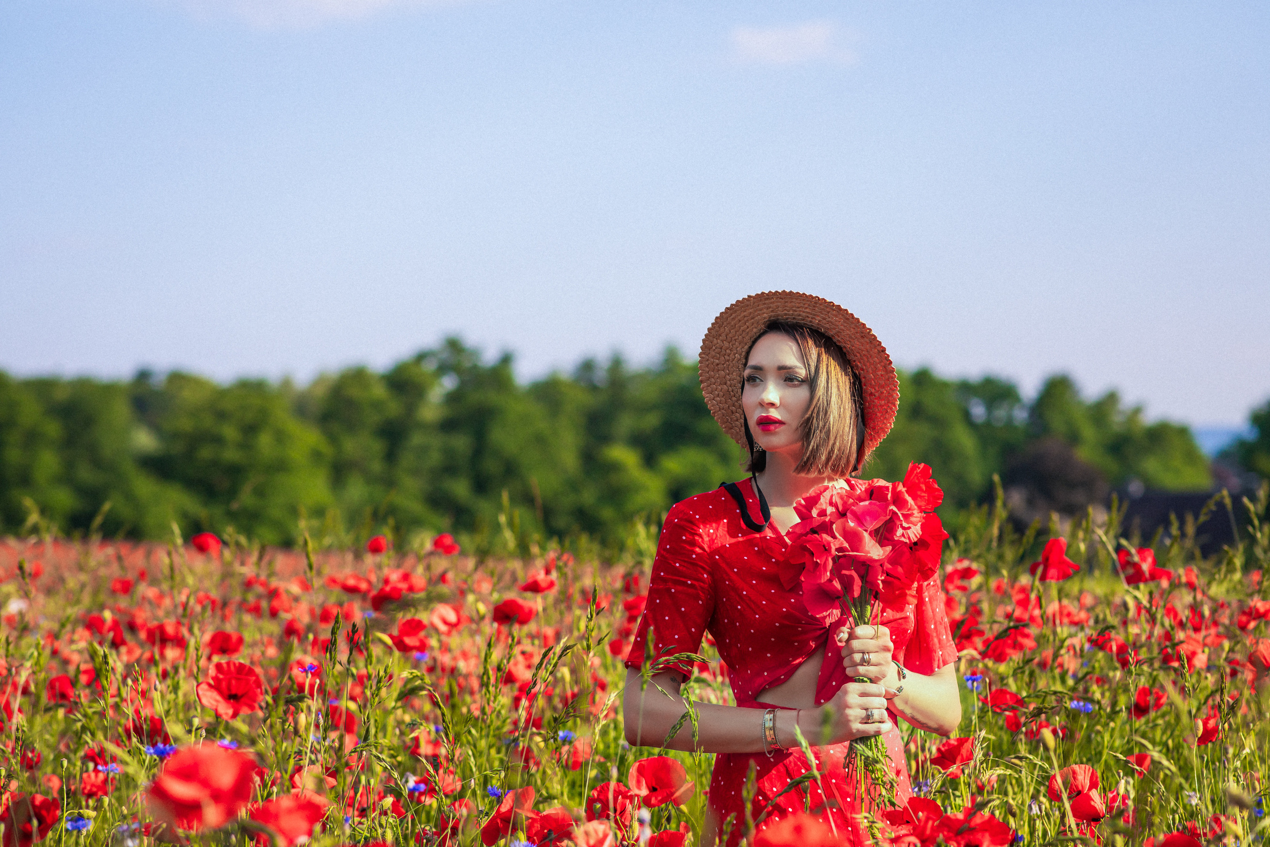 Mohnfeld. Hochzeitfotograf in Bielefeld