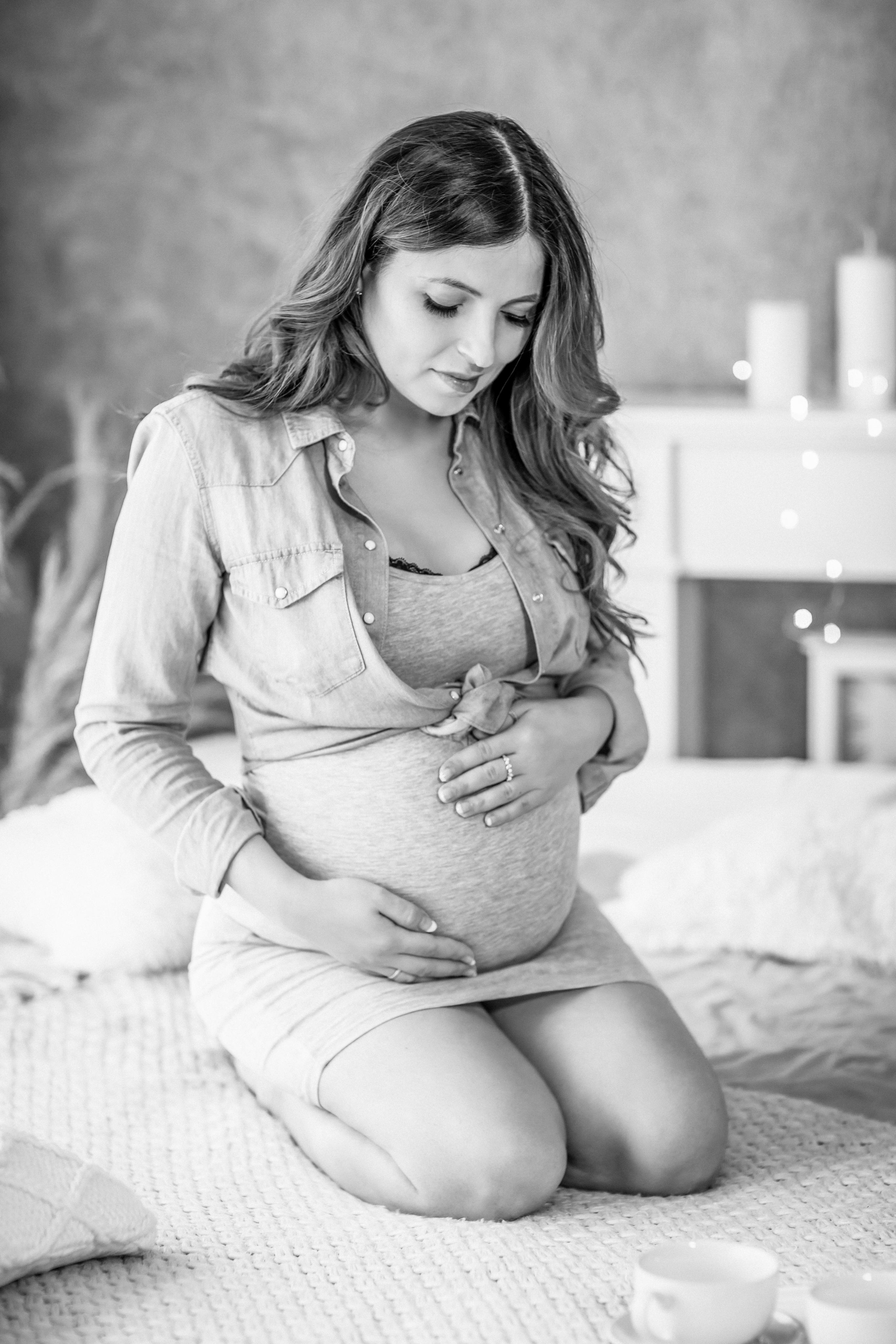 Im Studio Babybauch. Hochzeitfotograf in Bielefeld