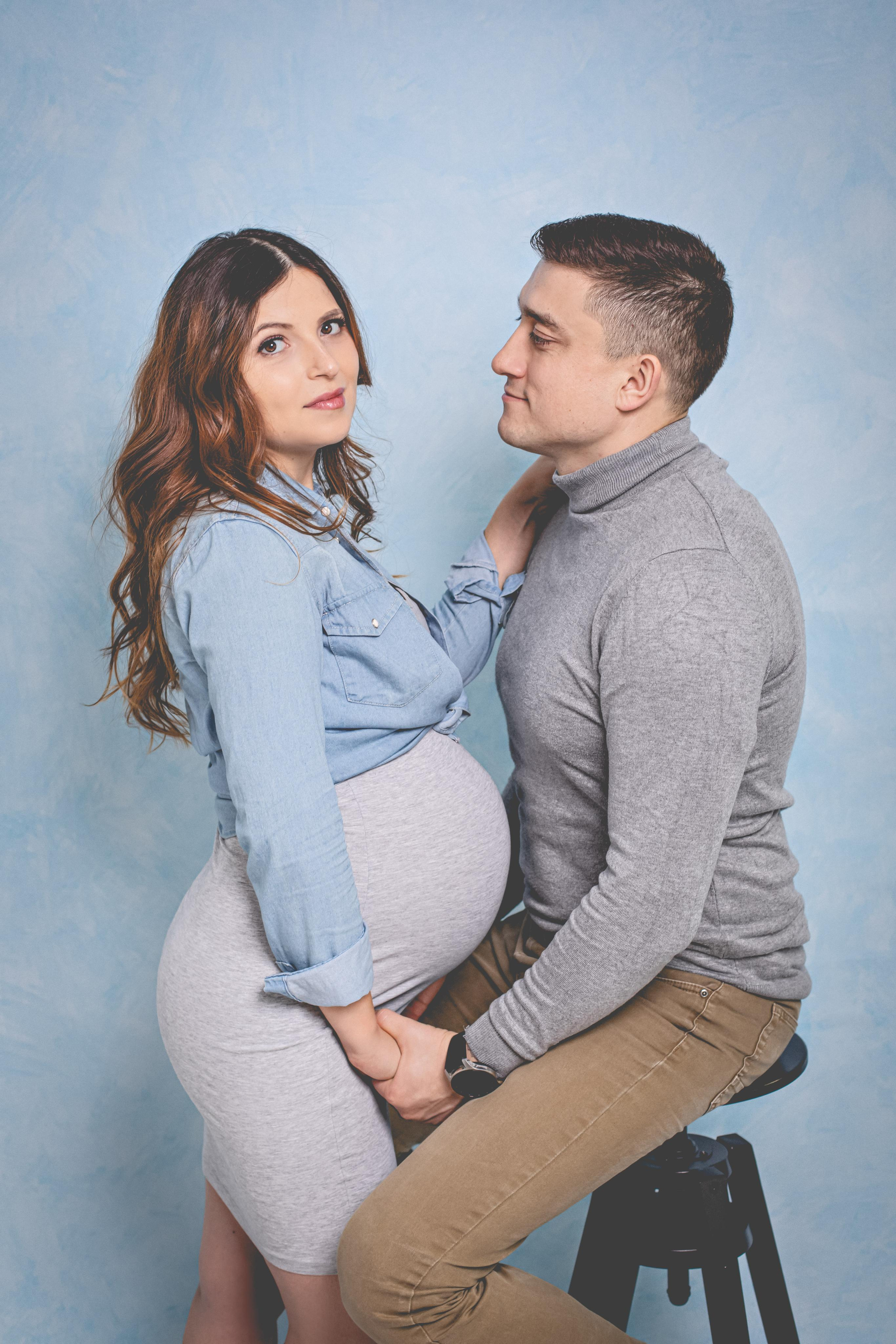 Im Studio Babybauch. Hochzeitfotograf in Bielefeld