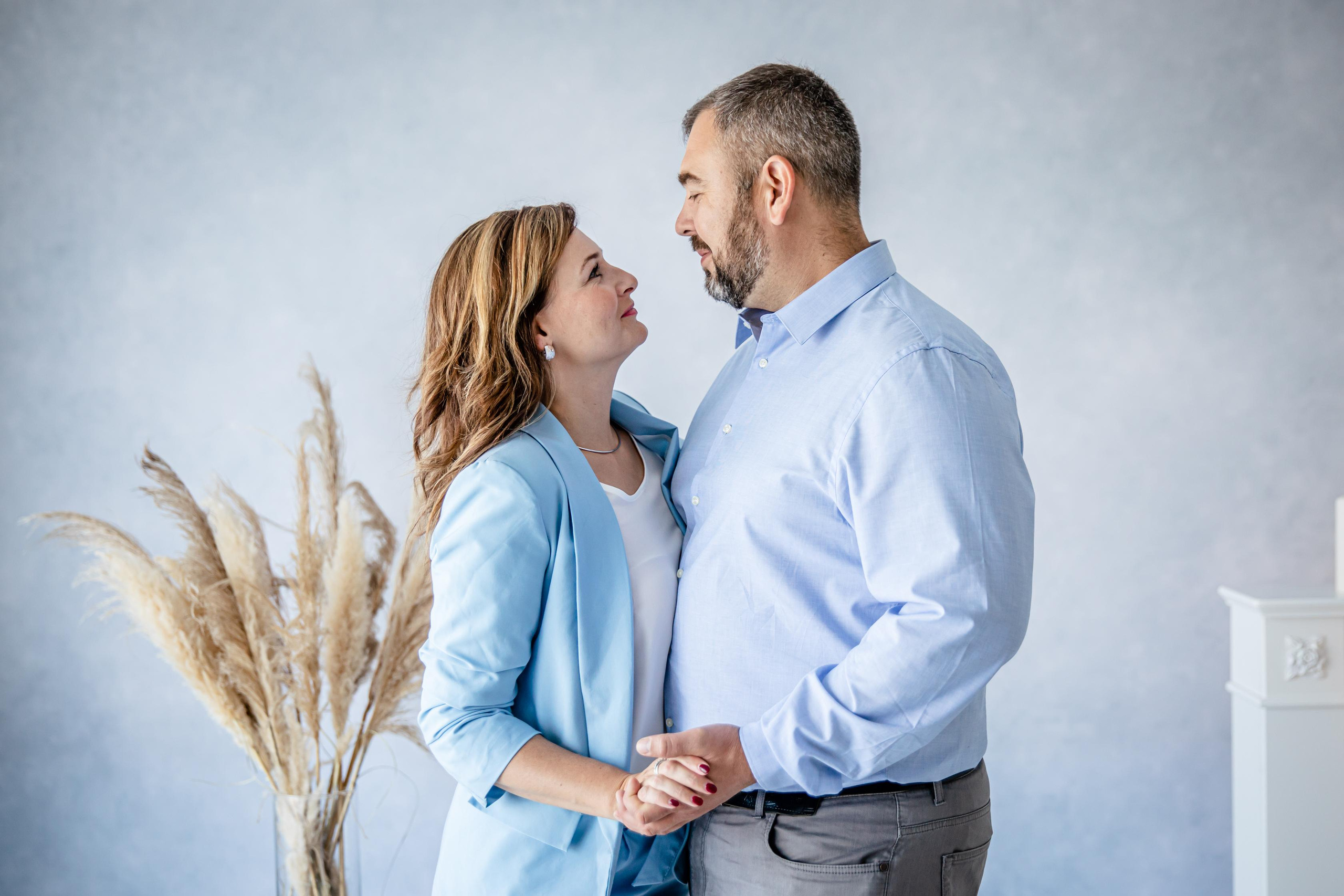 Familien Fotoshooting im Studio. Hochzeitfotograf in Bielefeld