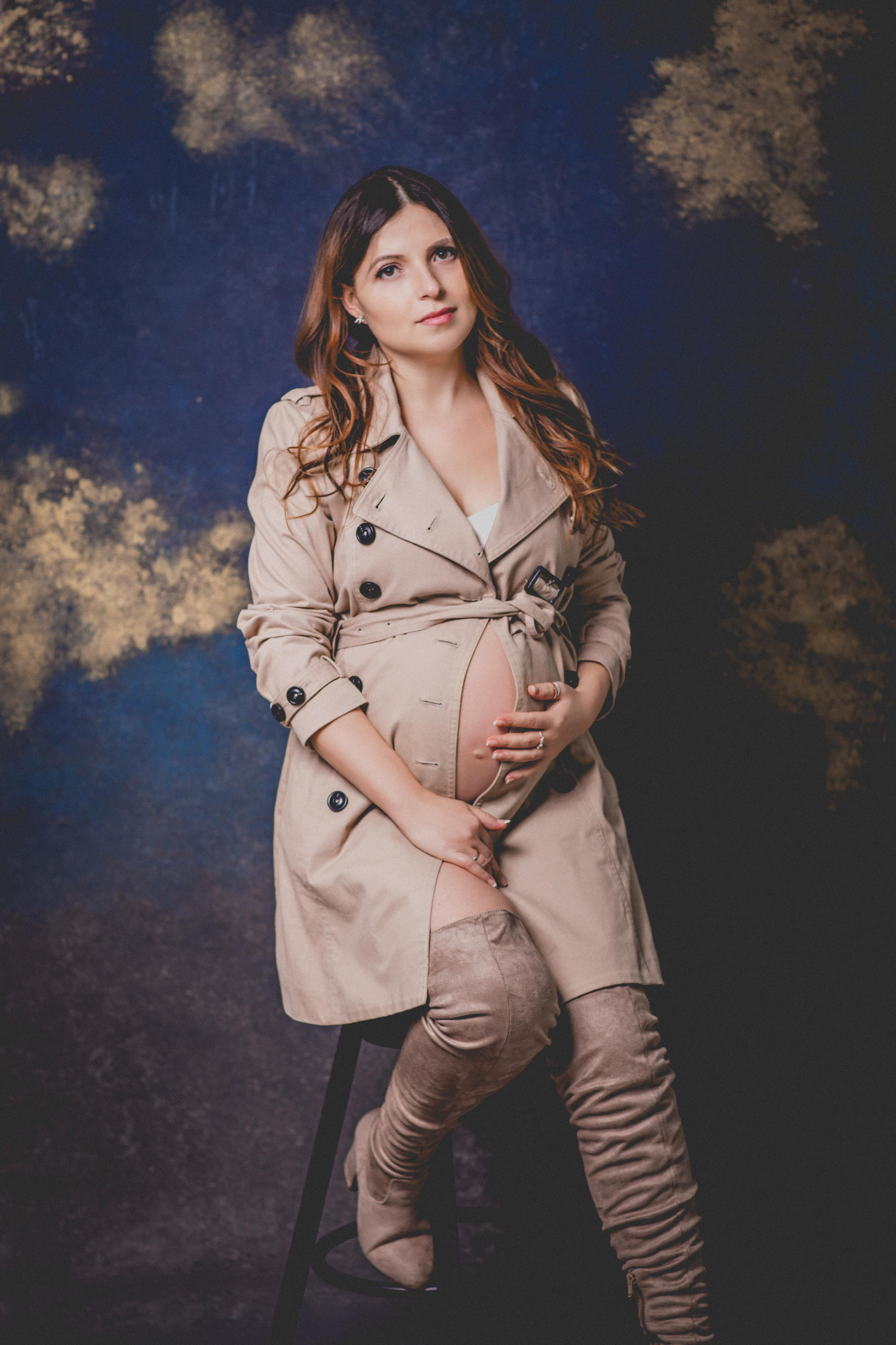 Im Studio Babybauch. Hochzeitfotograf in Bielefeld