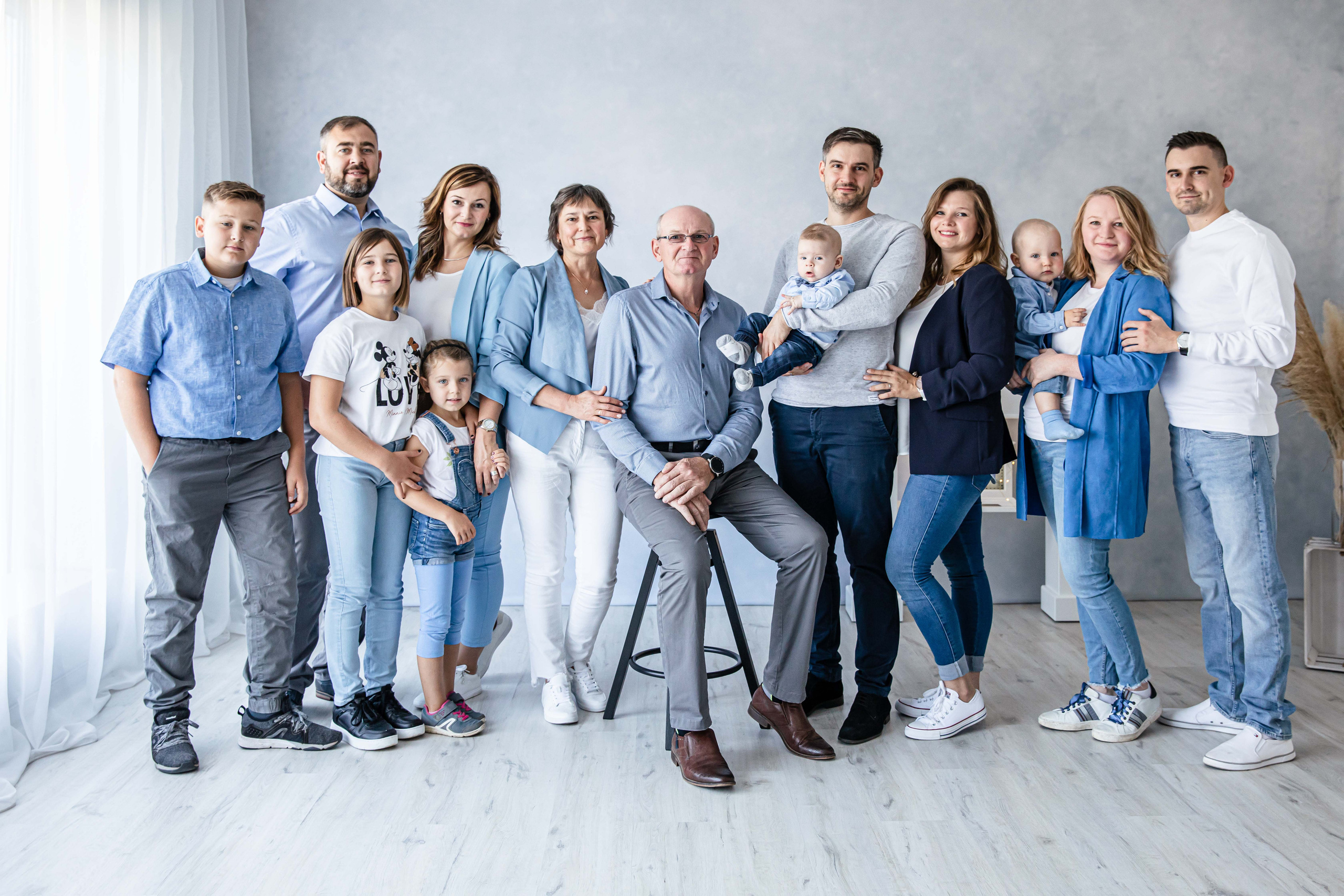 Familien Fotoshooting im Studio. Hochzeitfotograf in Bielefeld