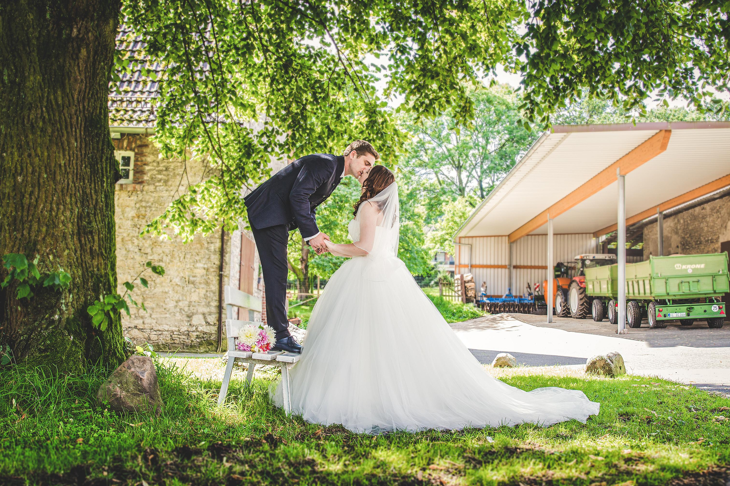 Bauernhof Bielefeld. Hochzeitfotograf in Bielefeld