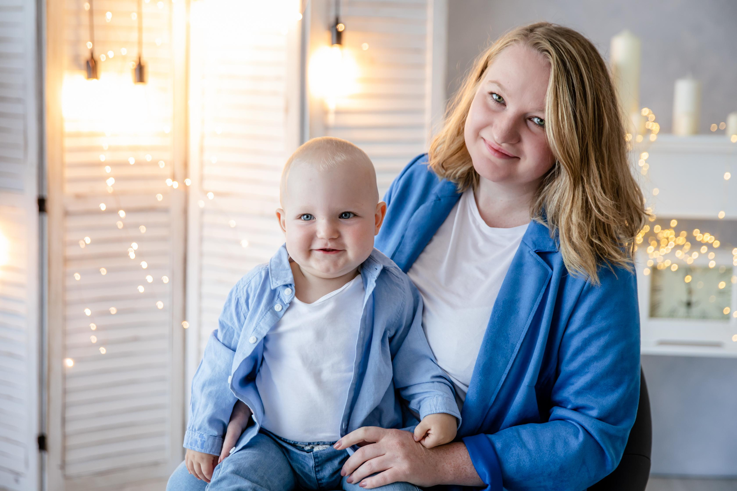 Familien Fotoshooting im Studio. Hochzeitfotograf in Bielefeld