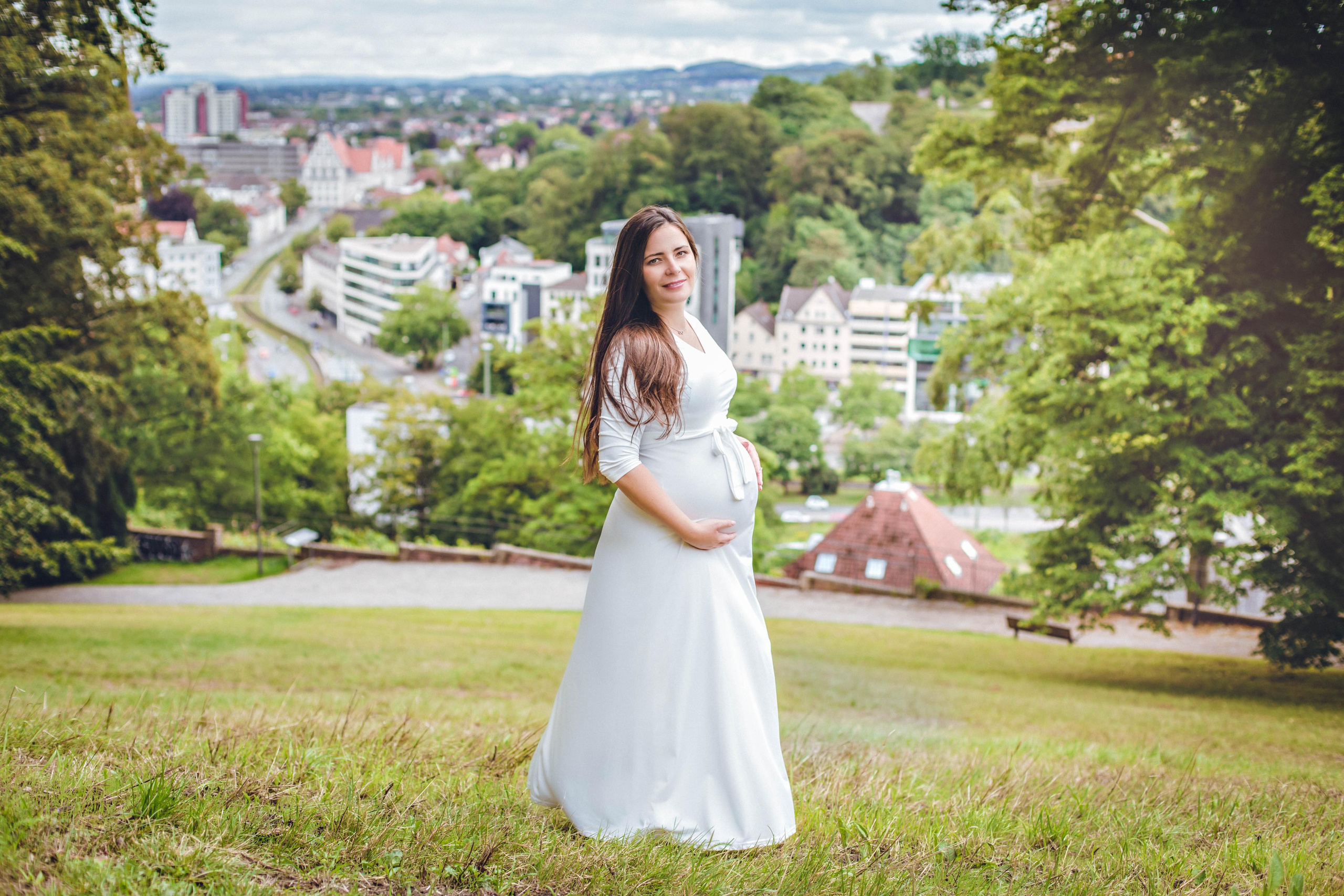 Johannisberg Bielefeld! Babybauch. Hochzeitfotograf in Bielefeld