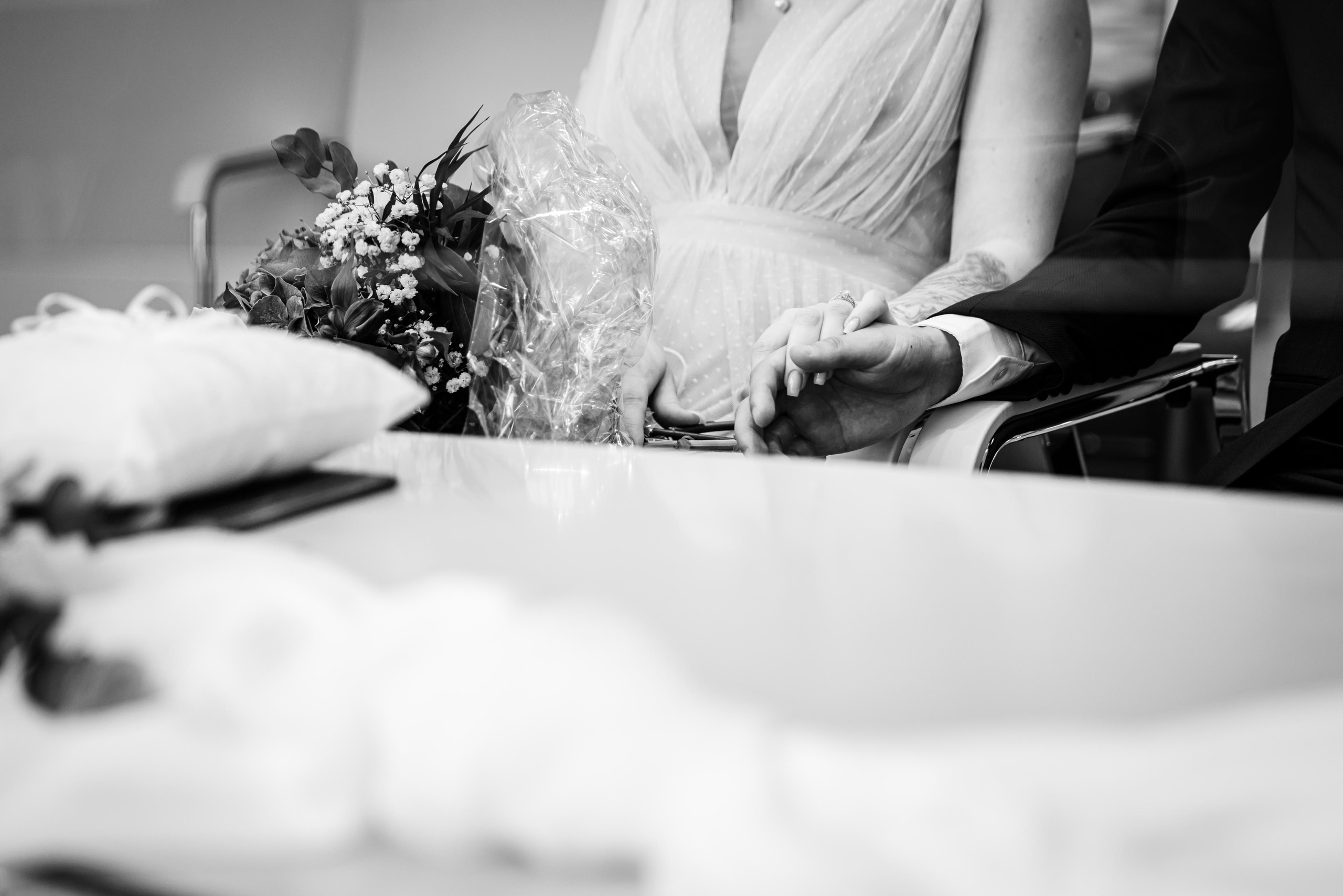 Bielefeld altes Rathaus. Hochzeitfotograf in Bielefeld