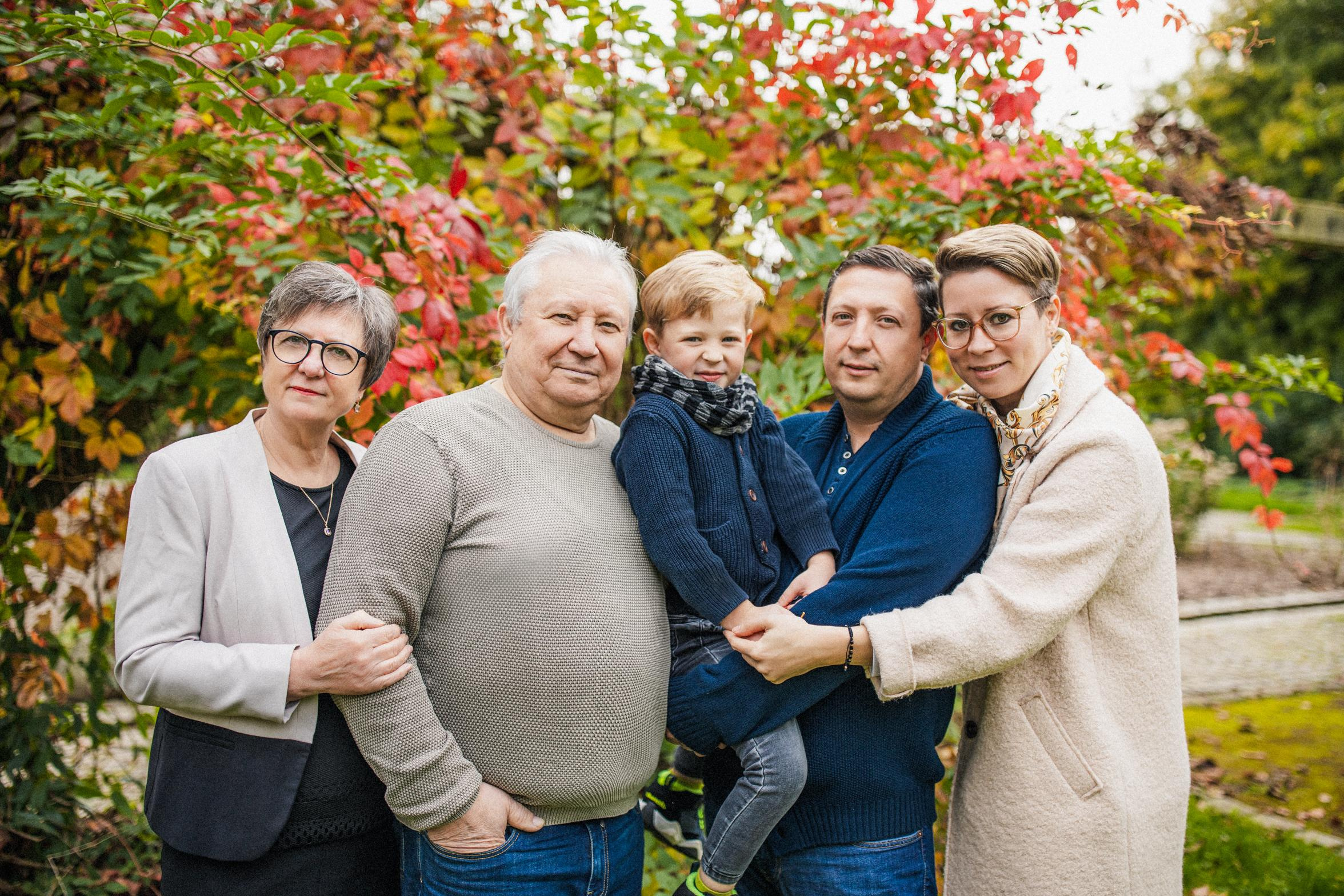 Familien Fotoshooting Herbst. Hochzeitfotograf in Bielefeld