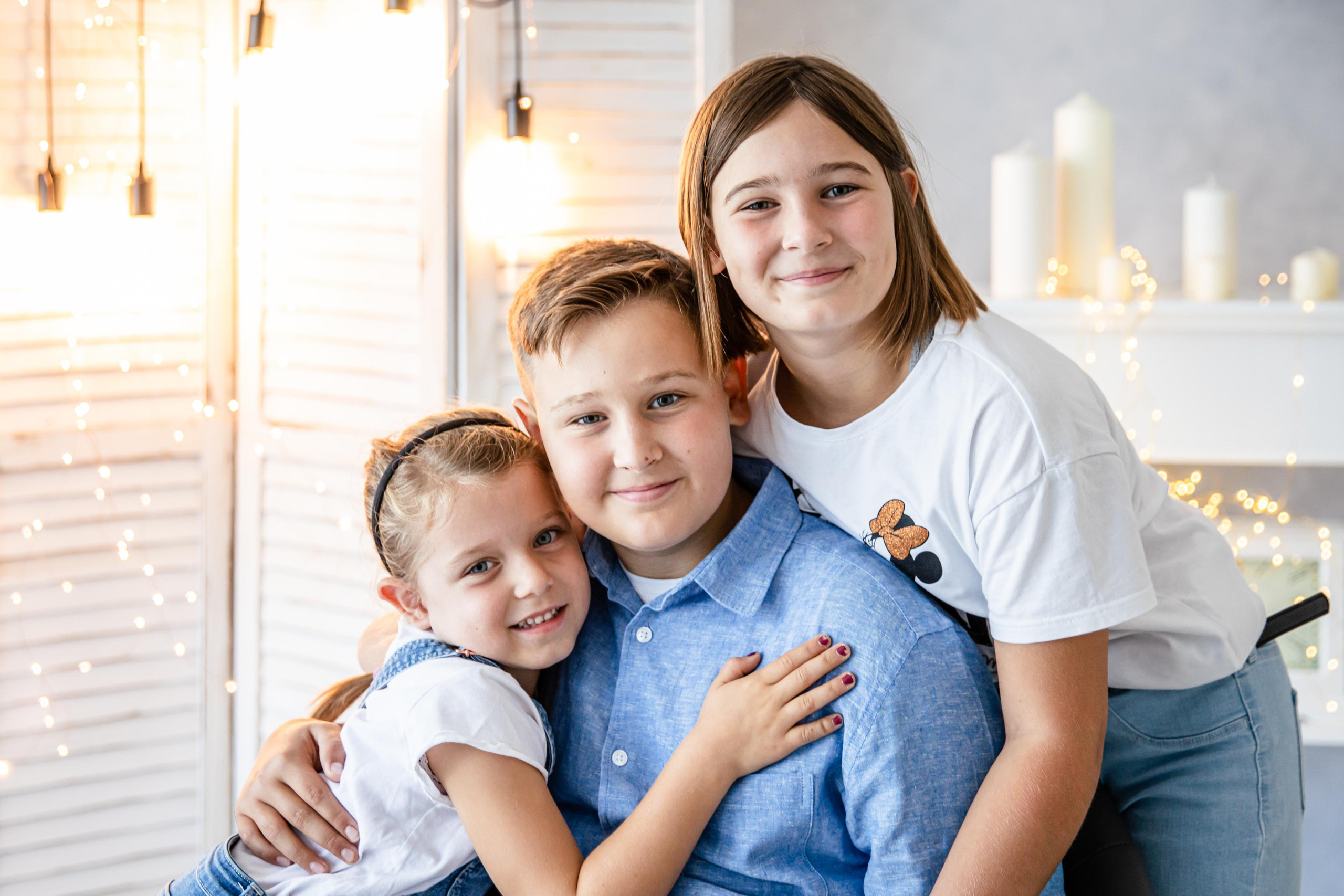 Familien Fotoshooting im Studio. Hochzeitfotograf in Bielefeld