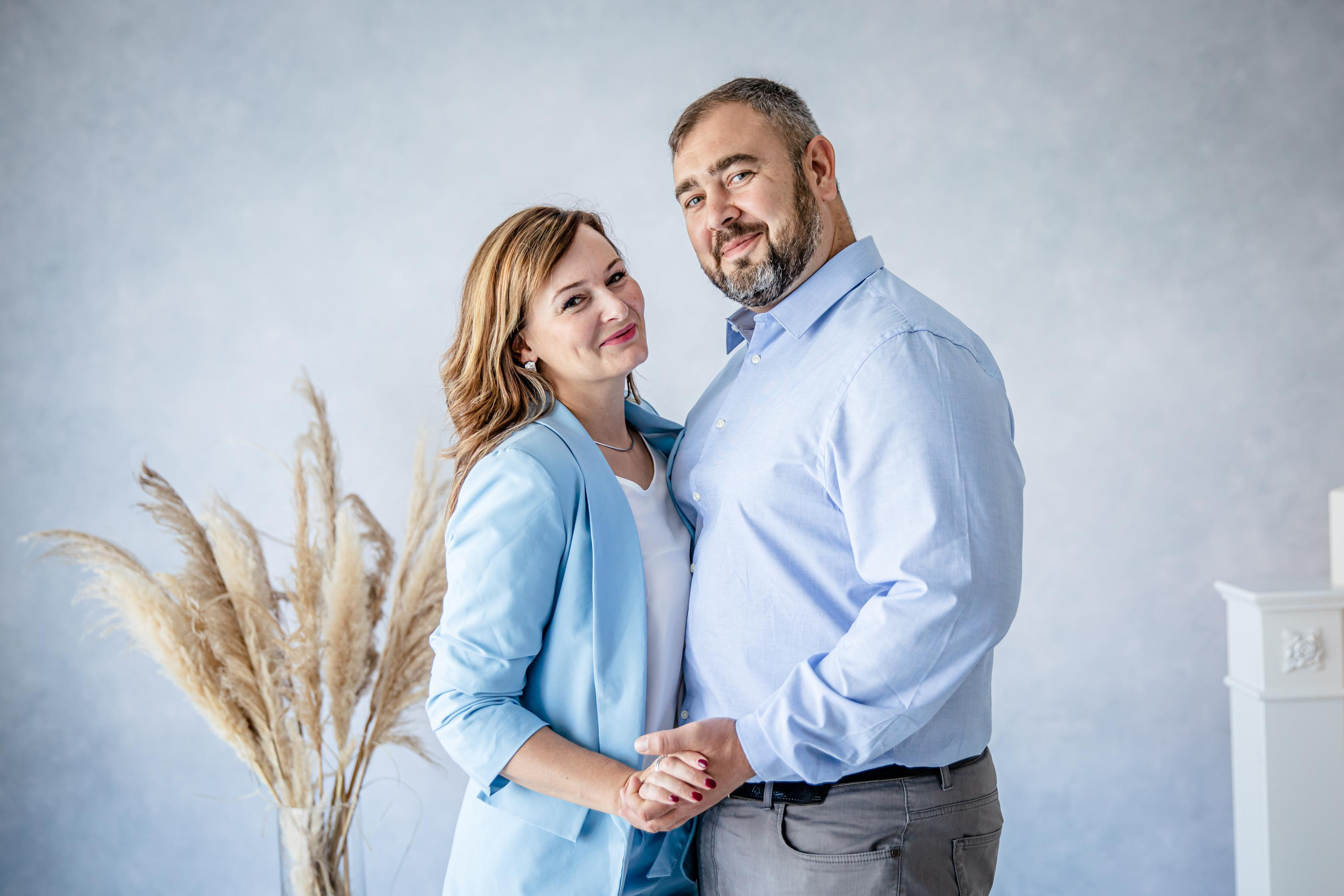 Familien Fotoshooting im Studio. Hochzeitfotograf in Bielefeld