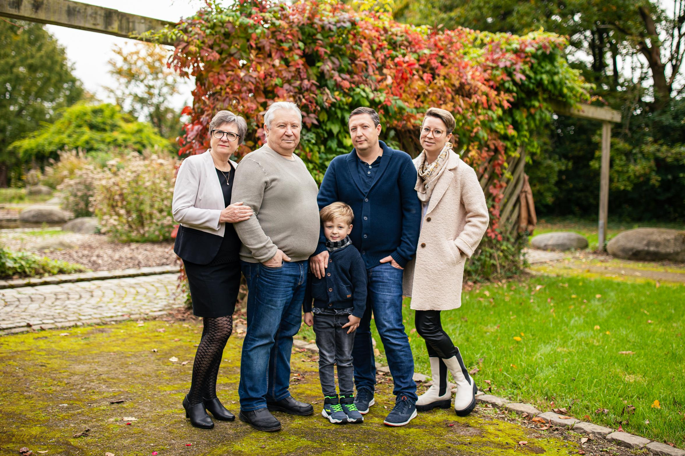Familien Fotoshooting Herbst. Hochzeitfotograf in Bielefeld