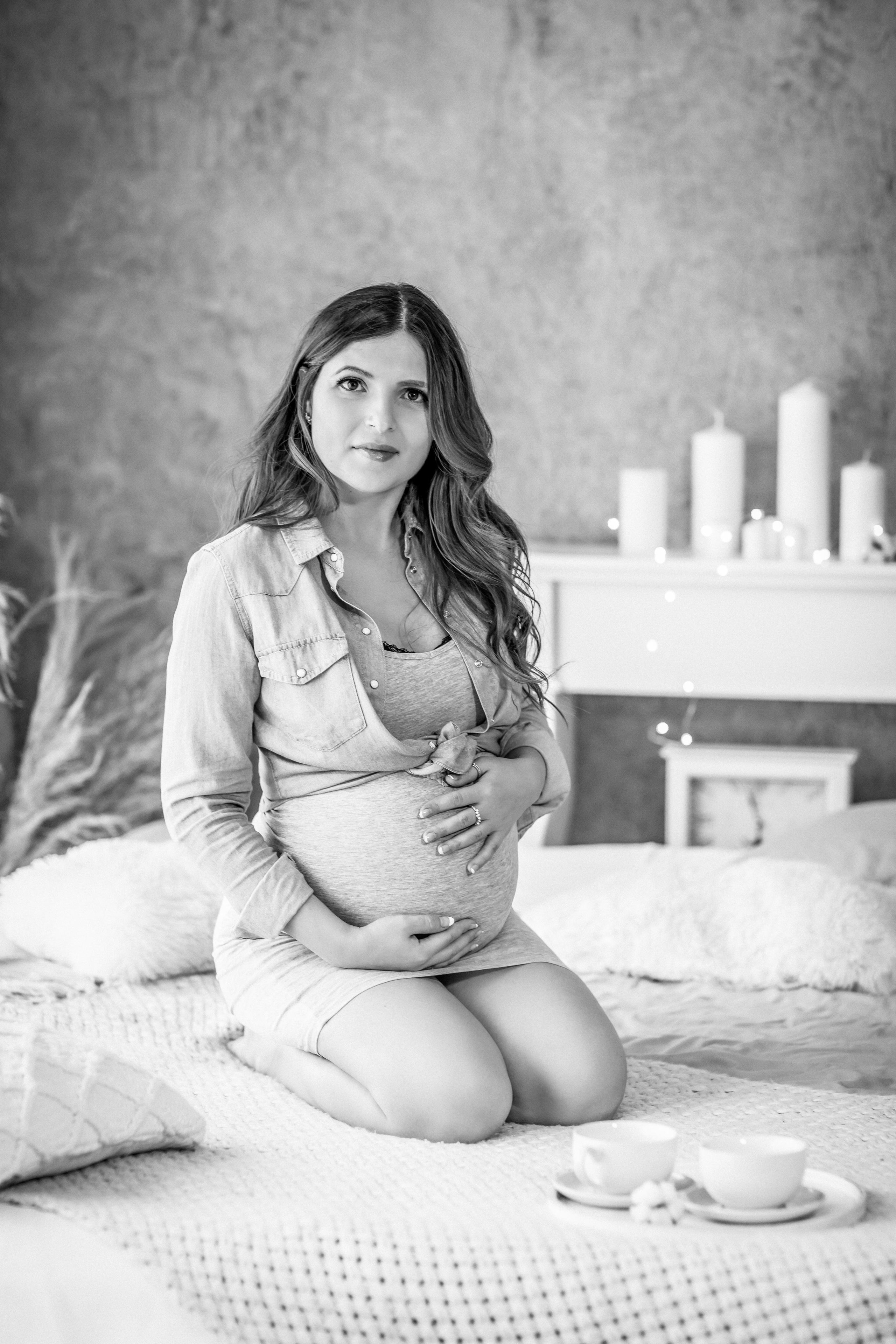 Im Studio Babybauch. Hochzeitfotograf in Bielefeld