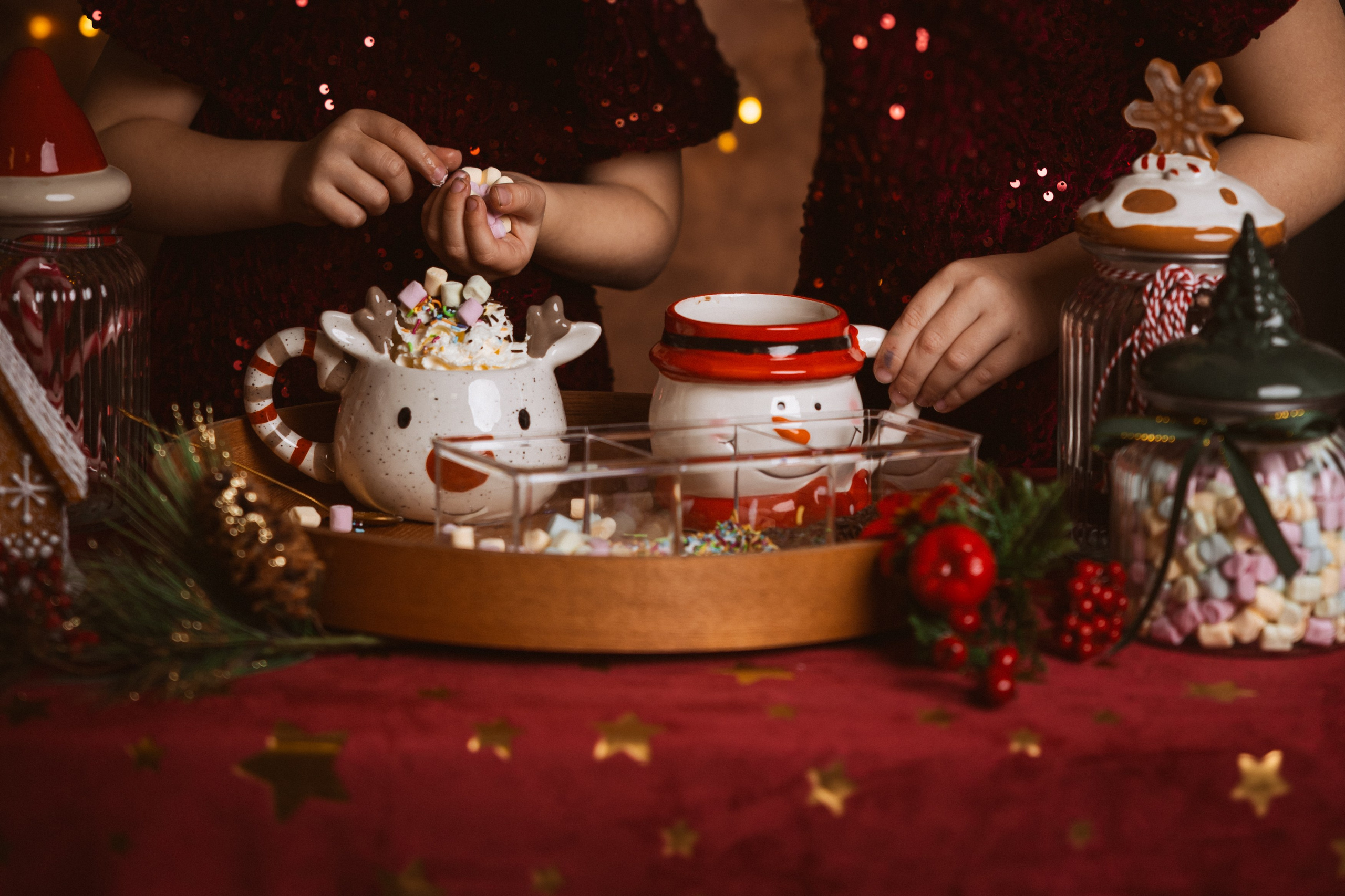 Vánoční focení 2025. Lifestyle a rodinná fotografka v Pisku Oxana Telupilova