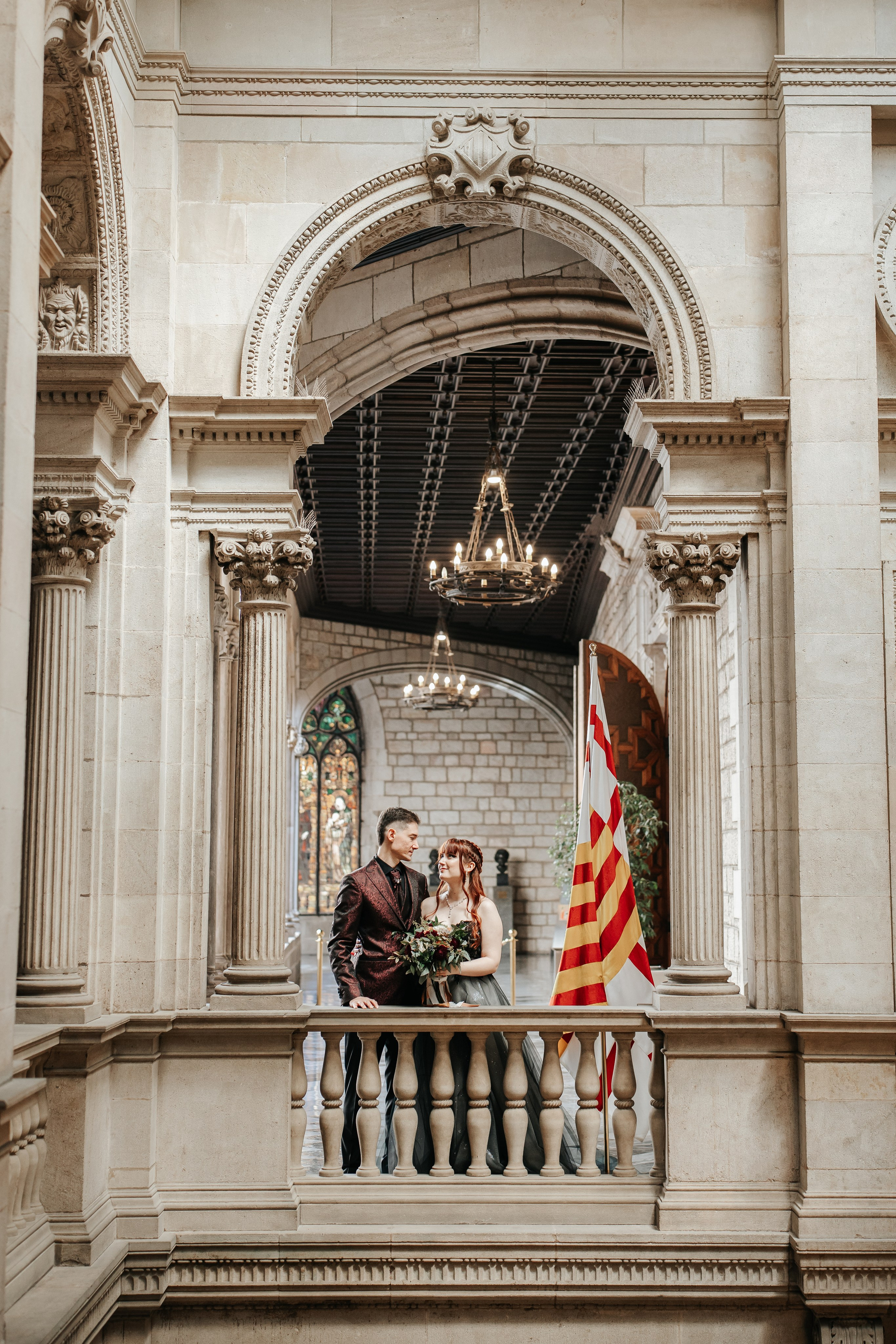 Alicia+Ruben, 04.10.2025, Ayuntamiento de Barcelona, Hotel Miramar. Fotógrafa de bodas en Cataluña
