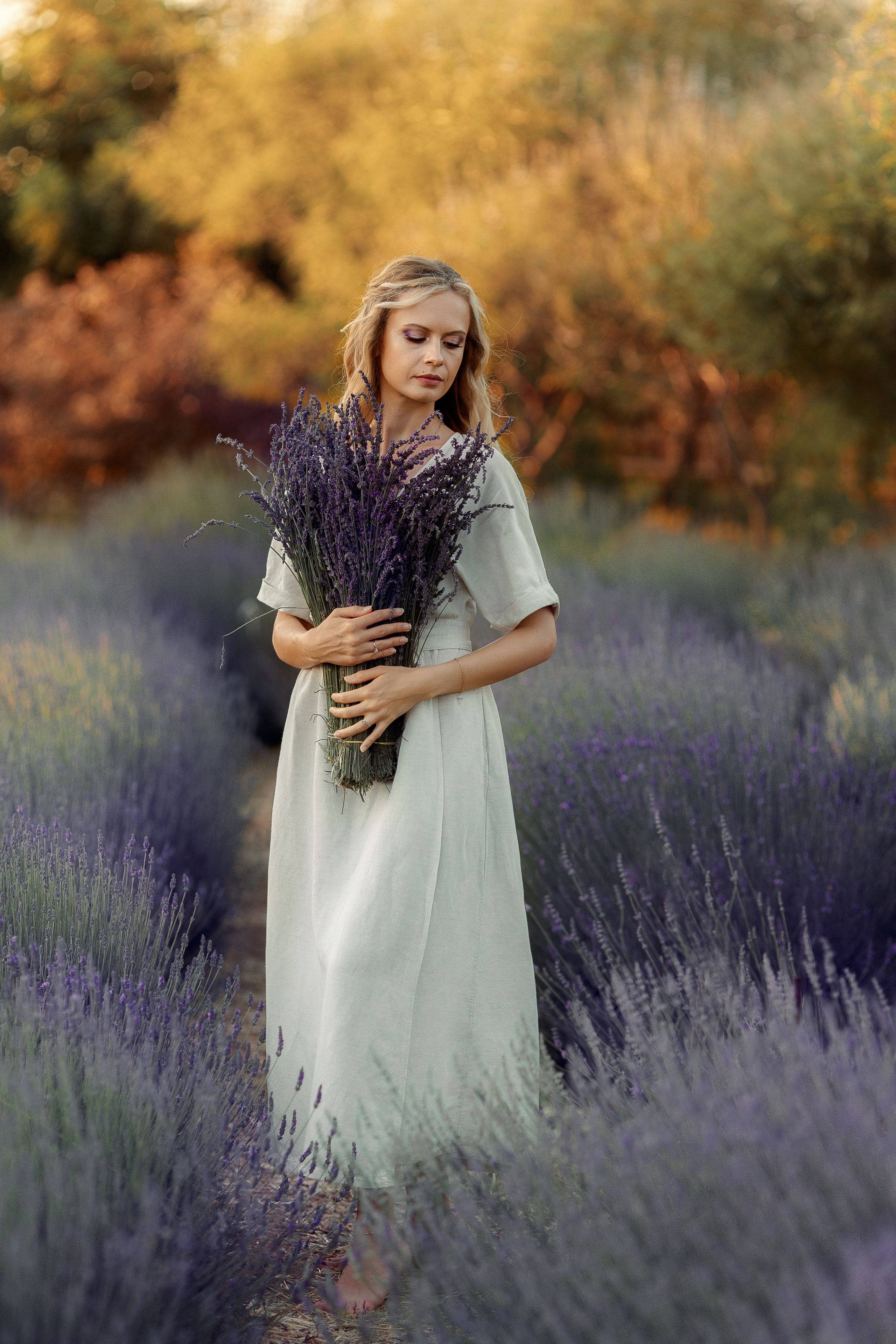 Photoshoot in Lavender garden. Photographer in Cyprus