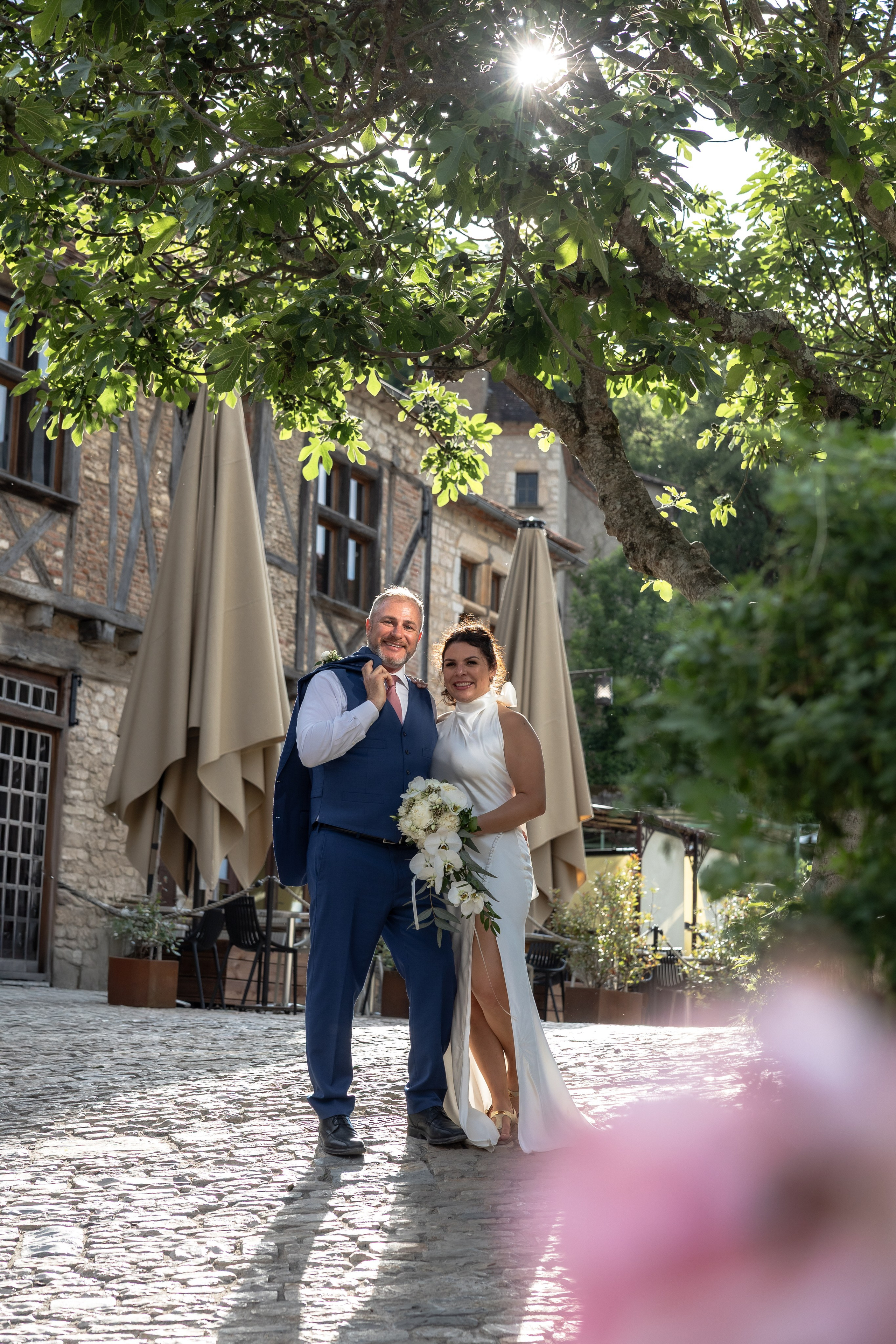Elopement near Saint-Cirq-Lapopie. Crystal&Robert. Евгения Смирнова — фотограф в Тулузе и юго-западной Франции
