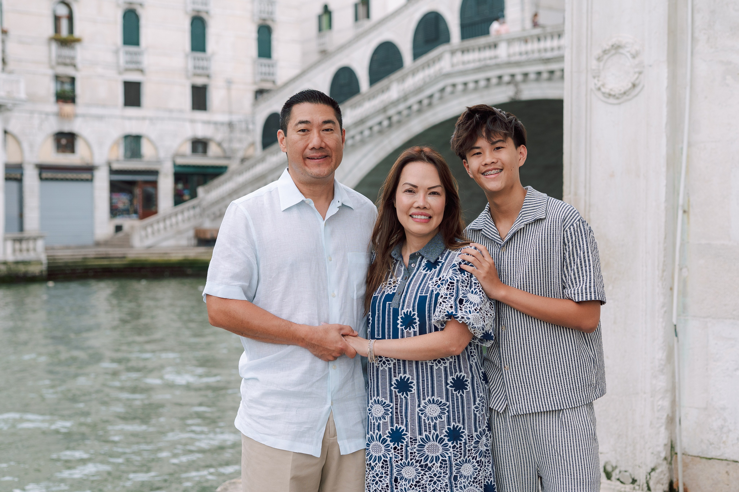 Jennifer, Tim and Jayden. Photographer in Venice Anna Terzi