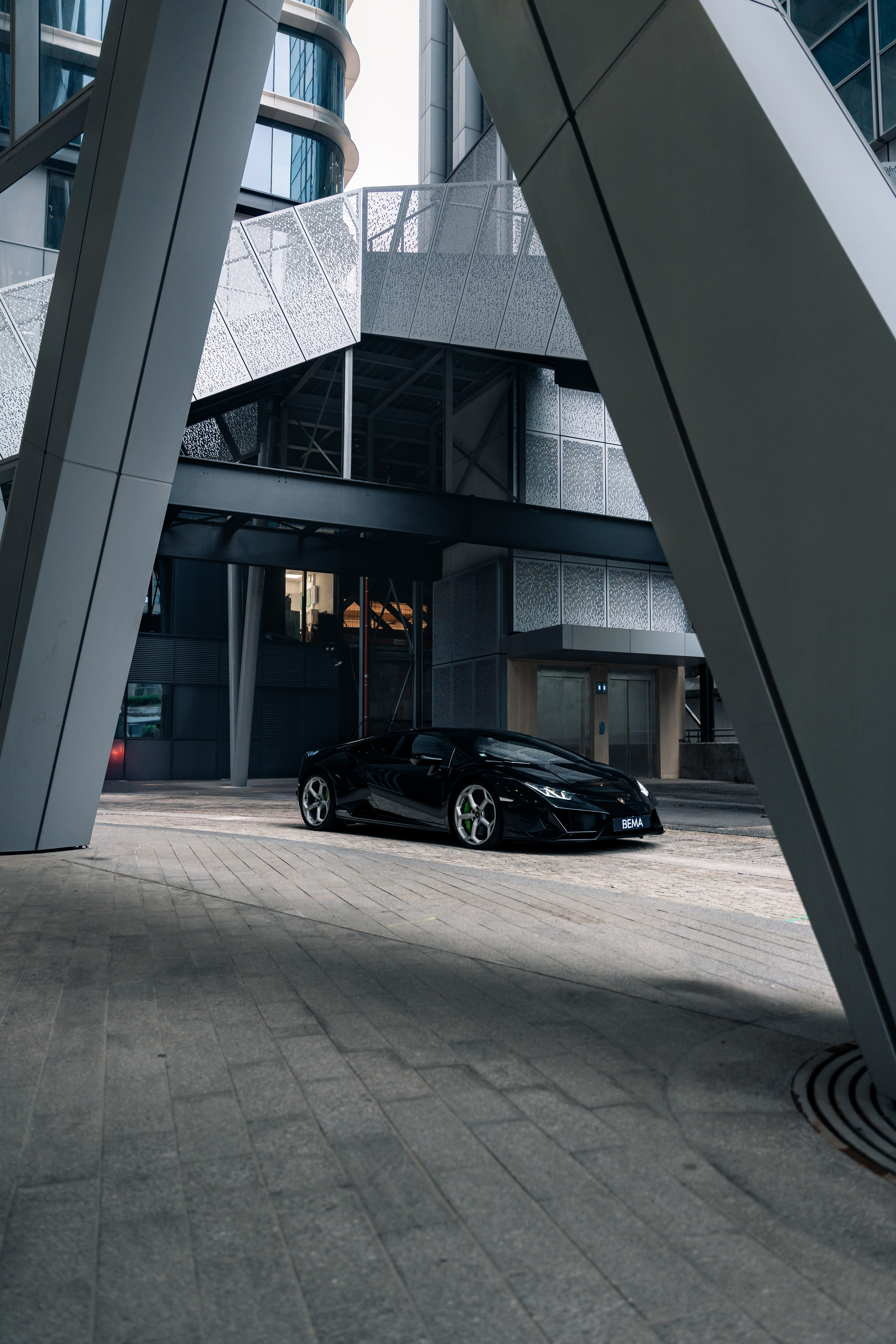 Lamborghini Huracan Evo. Photographe de voitures à Paris — Vitalii Motruk