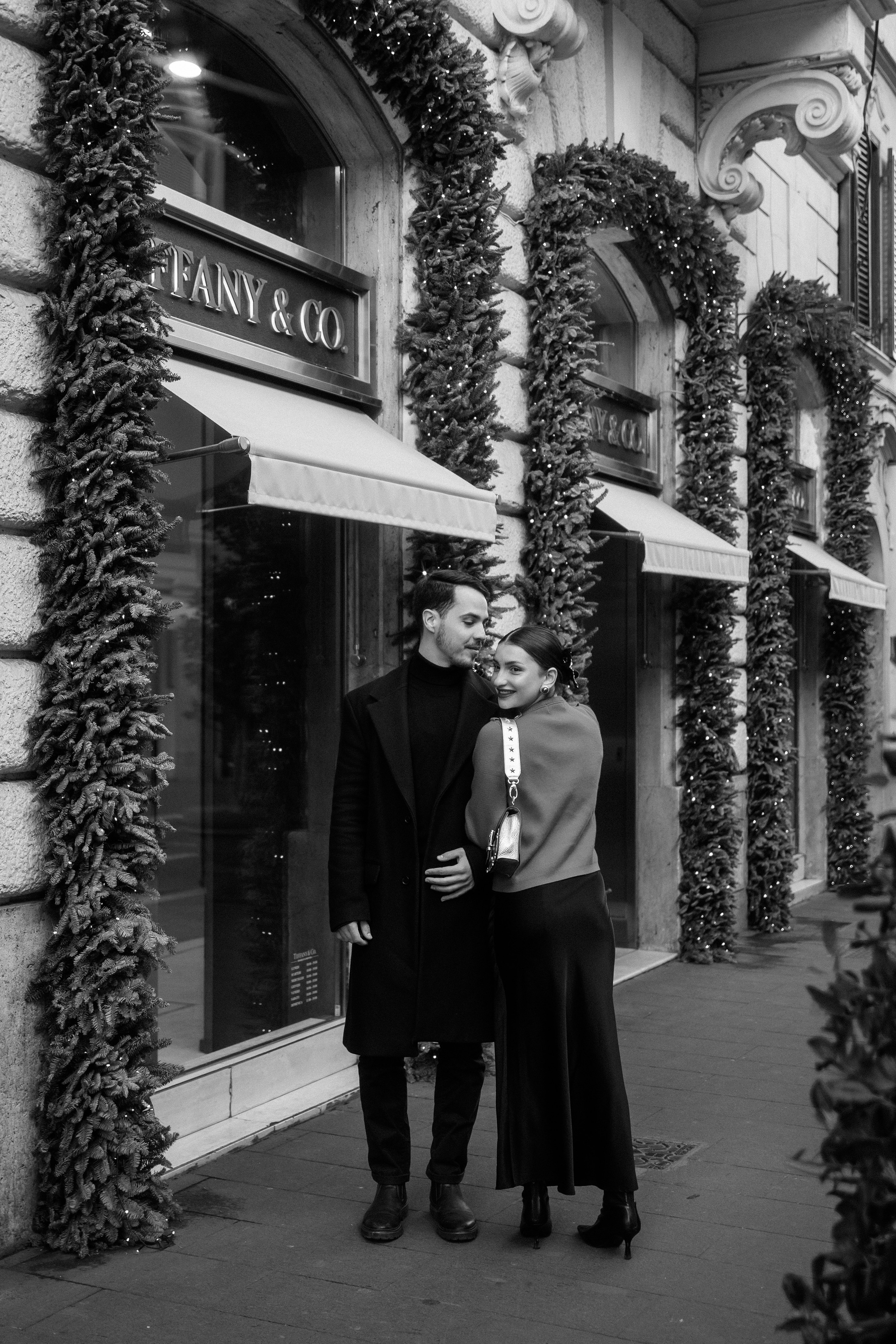 Christmas photoshooting in Rome. Wedding Photographer Rome Tuscany Como Sicily Puglia Amalfy Italy- Oksana Savenchuk