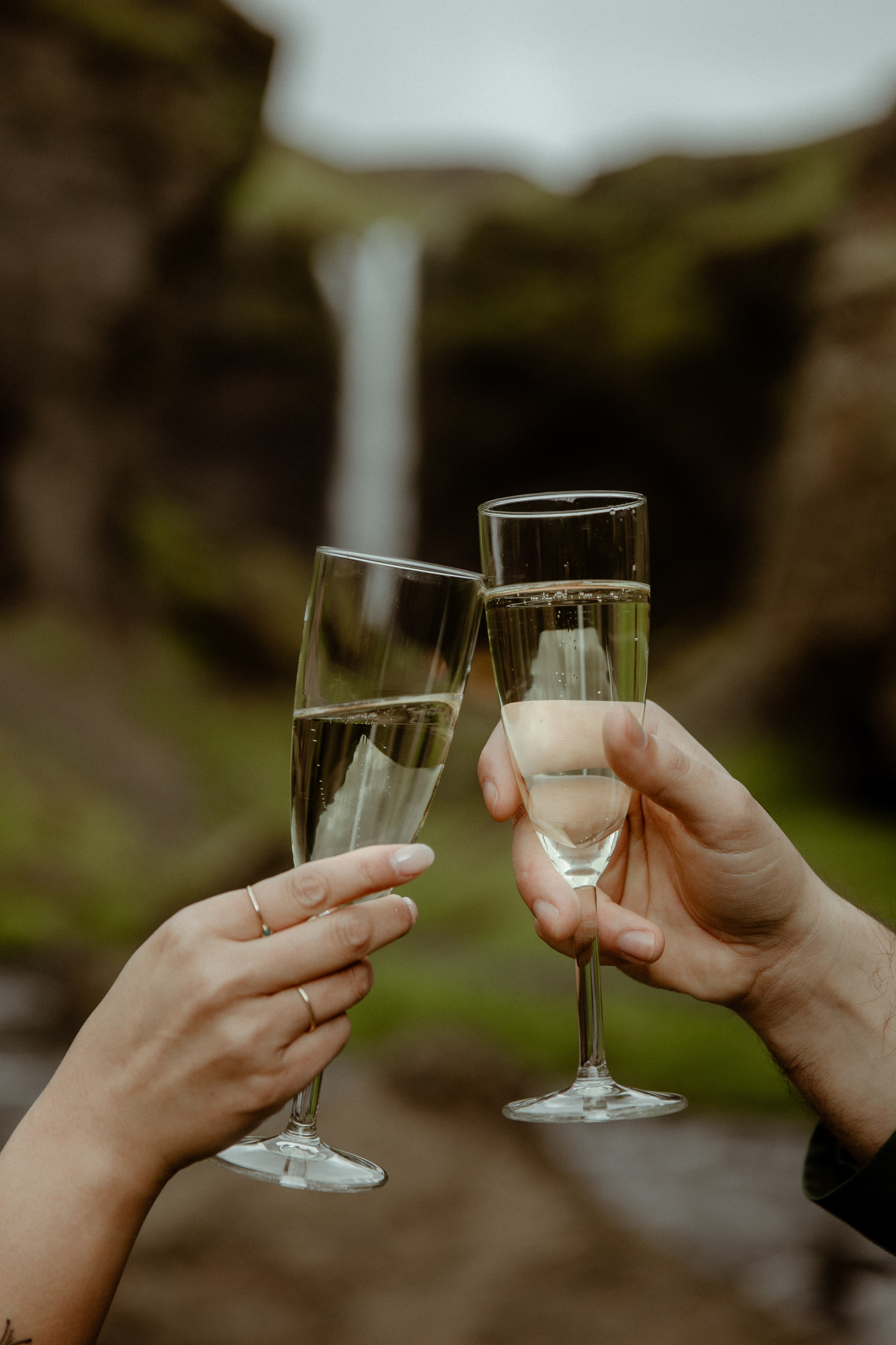 Elopement at Kvernufoss Waterfall. Iceland elopement photo and video | Nikolaichik Photo