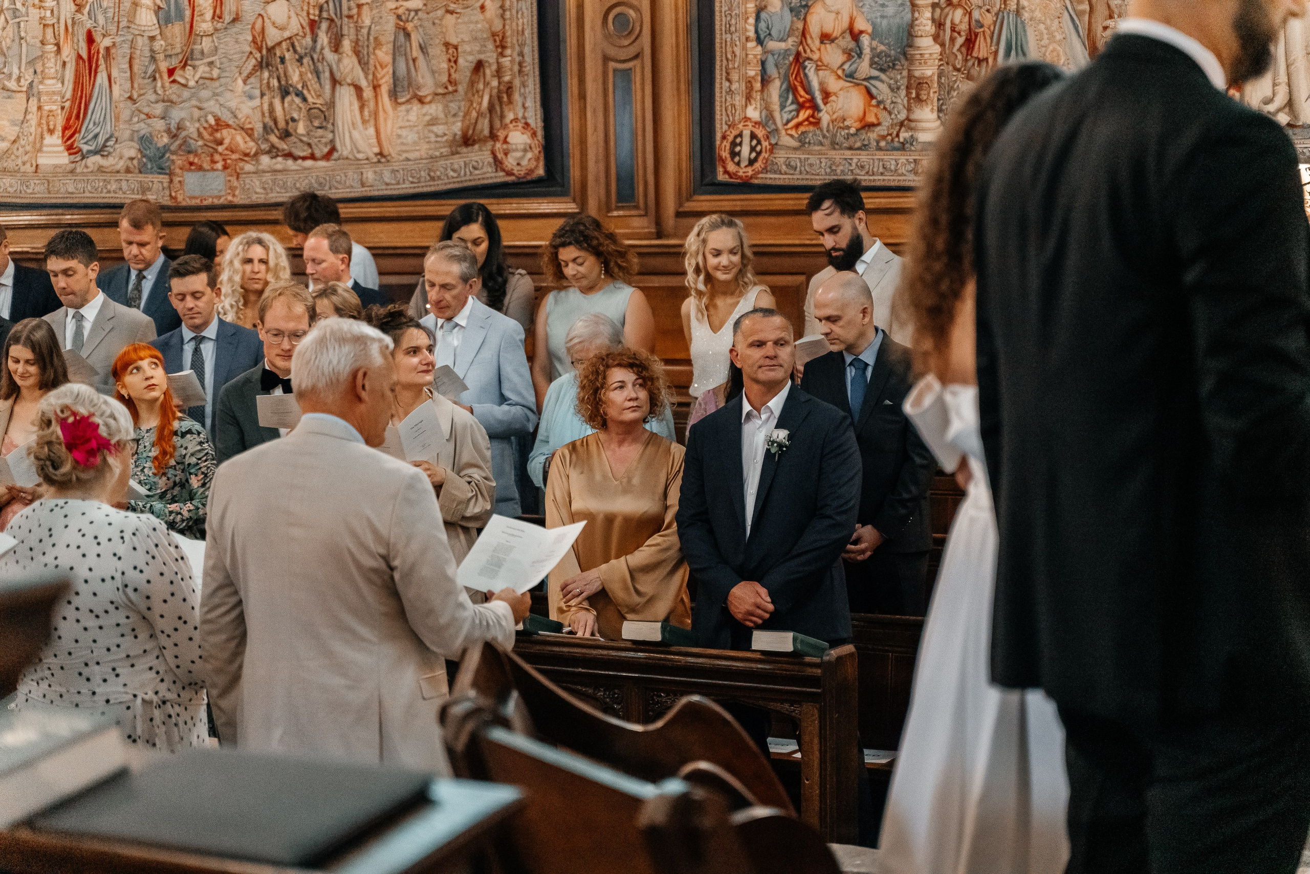 Wedding ceremony at The Lower chapel in Eton, Wedding in Eton, wedding photographer in Eton, wedding photographer in Eton