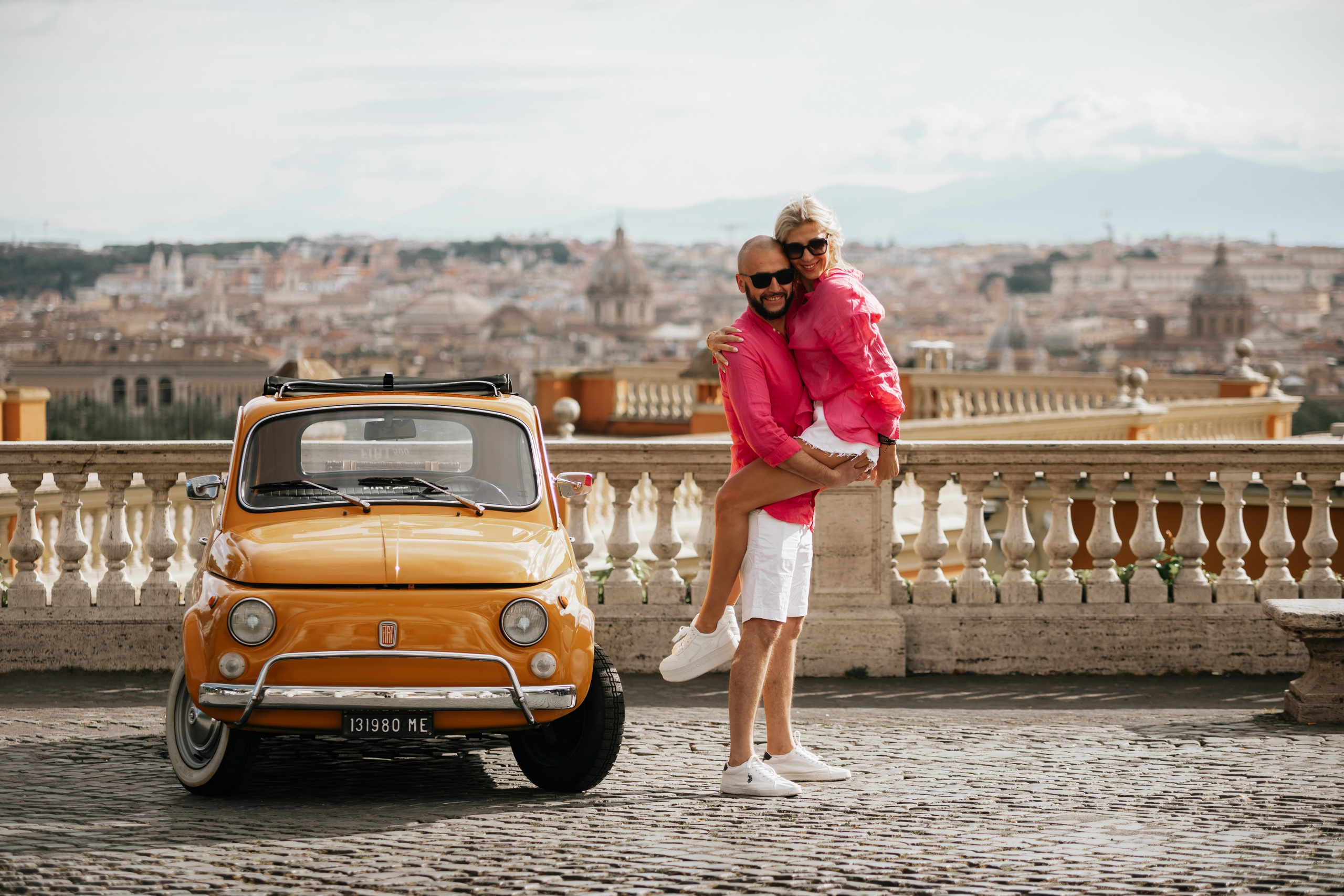 Aija & Sergej. Vacation photoshoot in Rome. Photographer in Rome