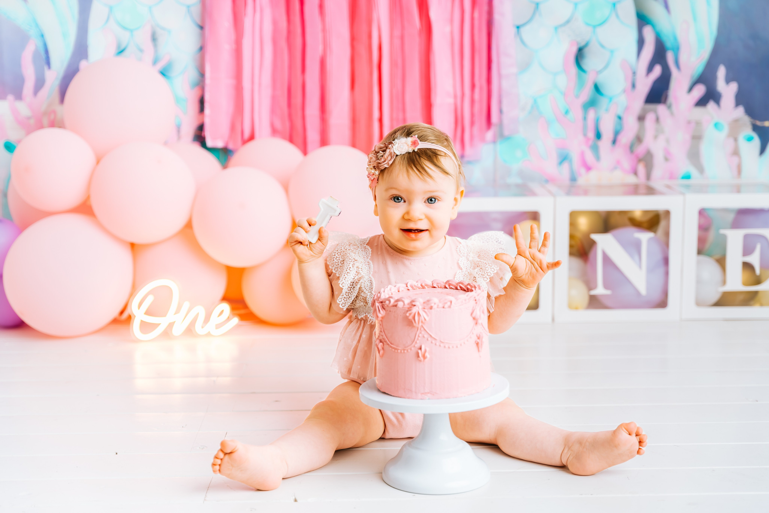 Smash cake. Svitlana Miahka fotografa a Genova