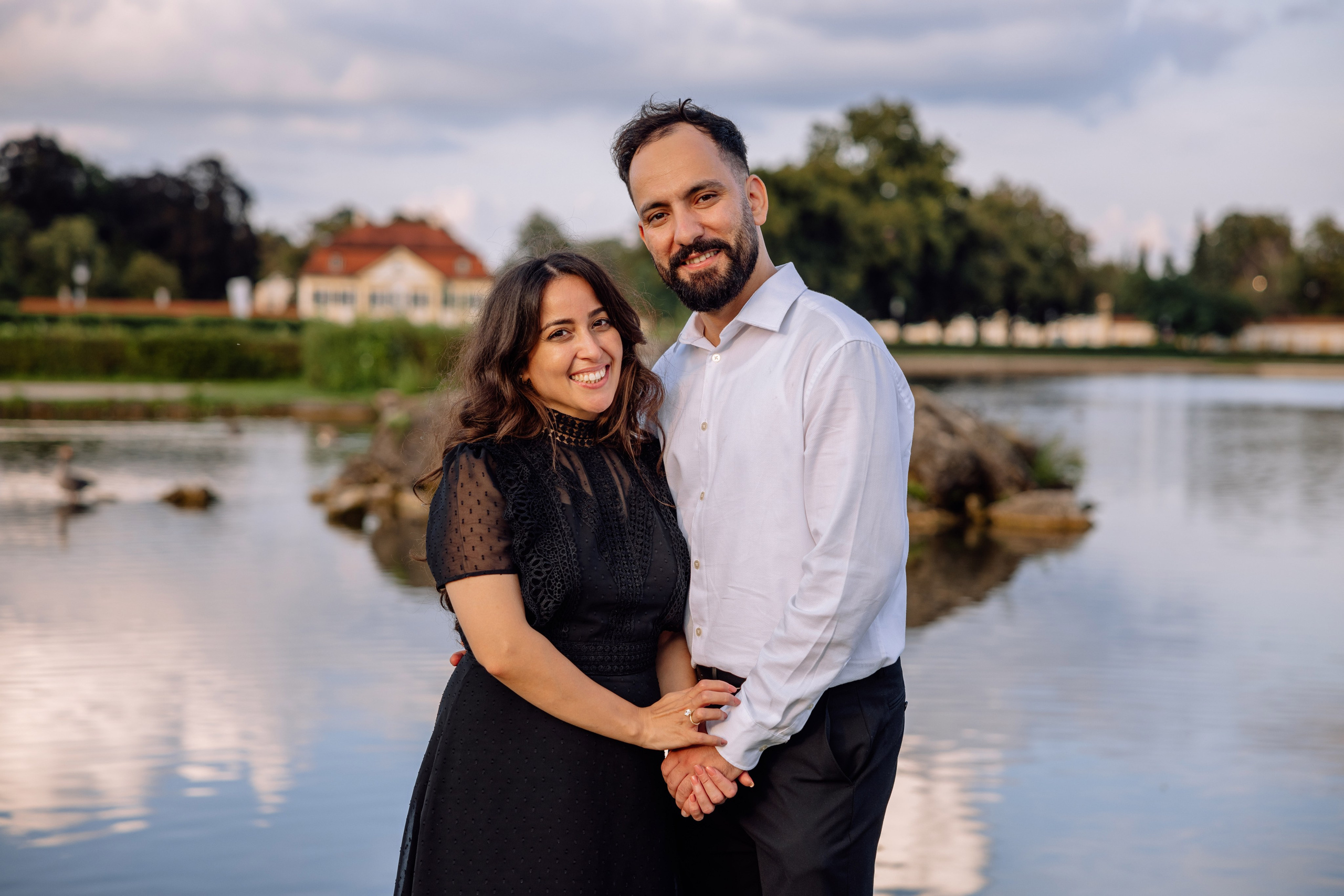 Antrag am Schloss Nymphenburg. Hochzeitsfotograf München Taufe Familienfotograf Tanja Mauke