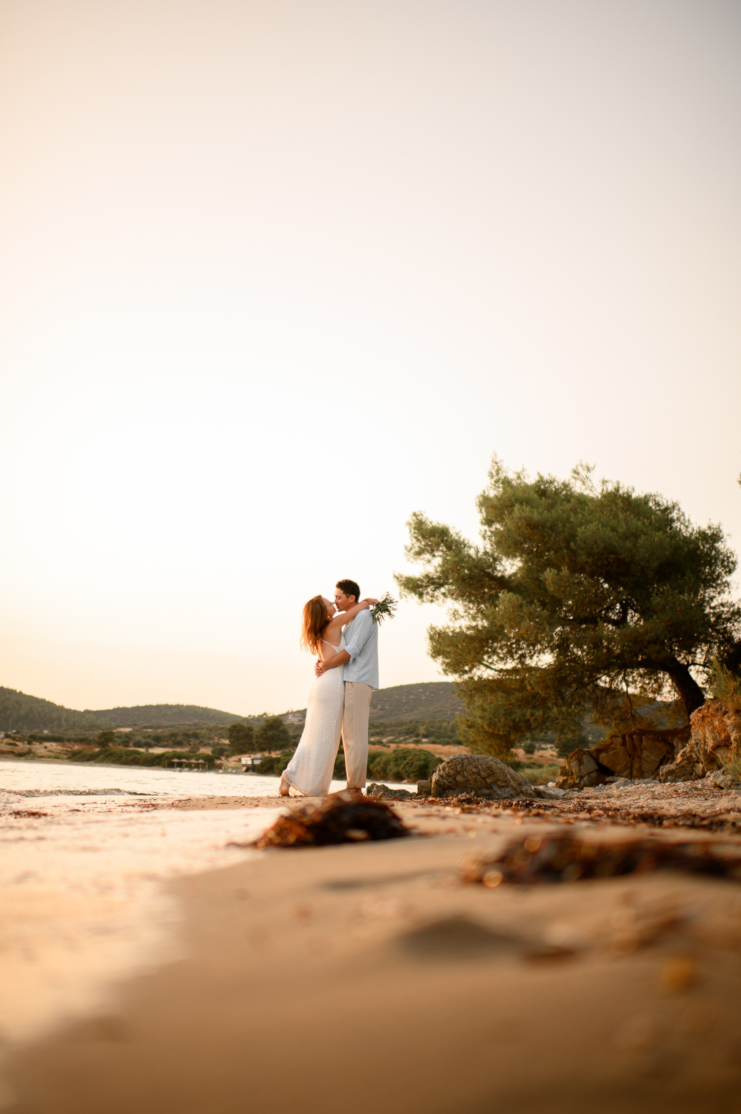 Elopement Beach Halkidiki. Семейная, детская, портретная и предметная фотосъемка в Салониках