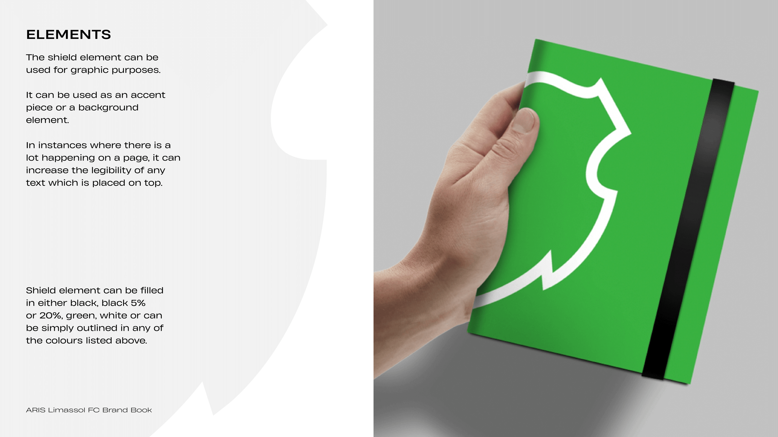 [Brand Book Designer, Identity Shaping] — Football Club — Aris. Tim Katerinko — Visual Storytelling for Brands, Culture & Events