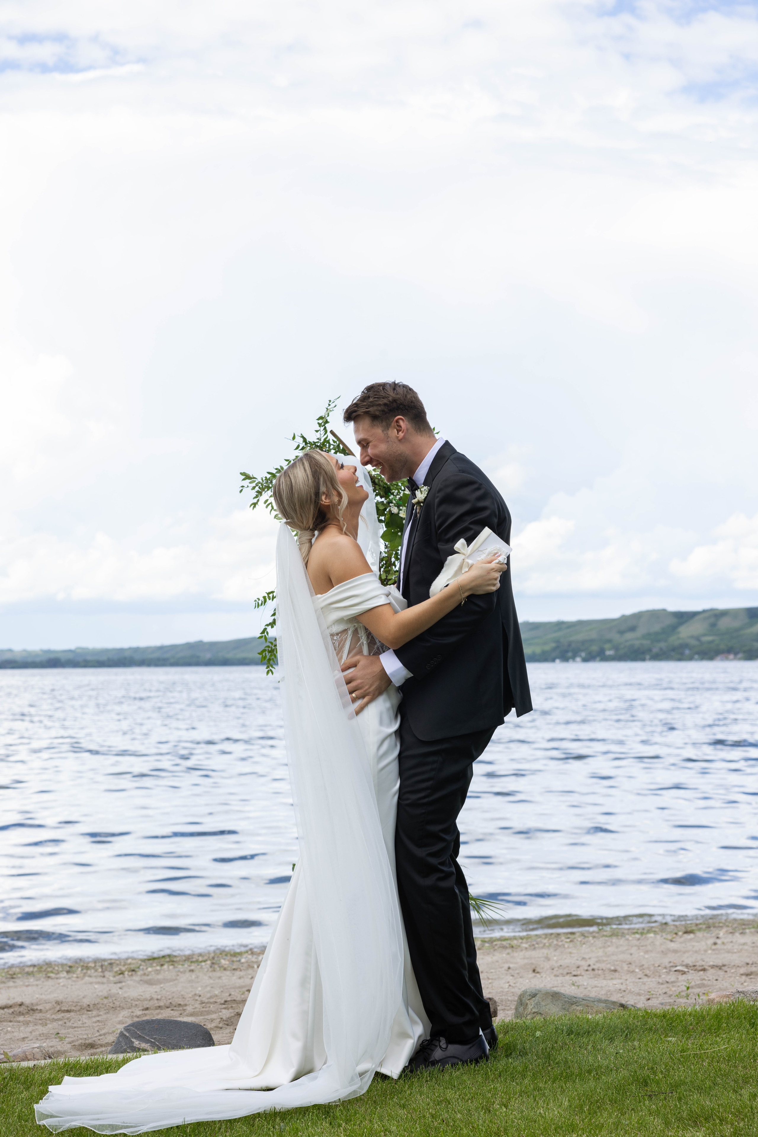 Beautiful Lakeside Wedding Photography. Wedding photography and videography in Regina, Saskatchewan
