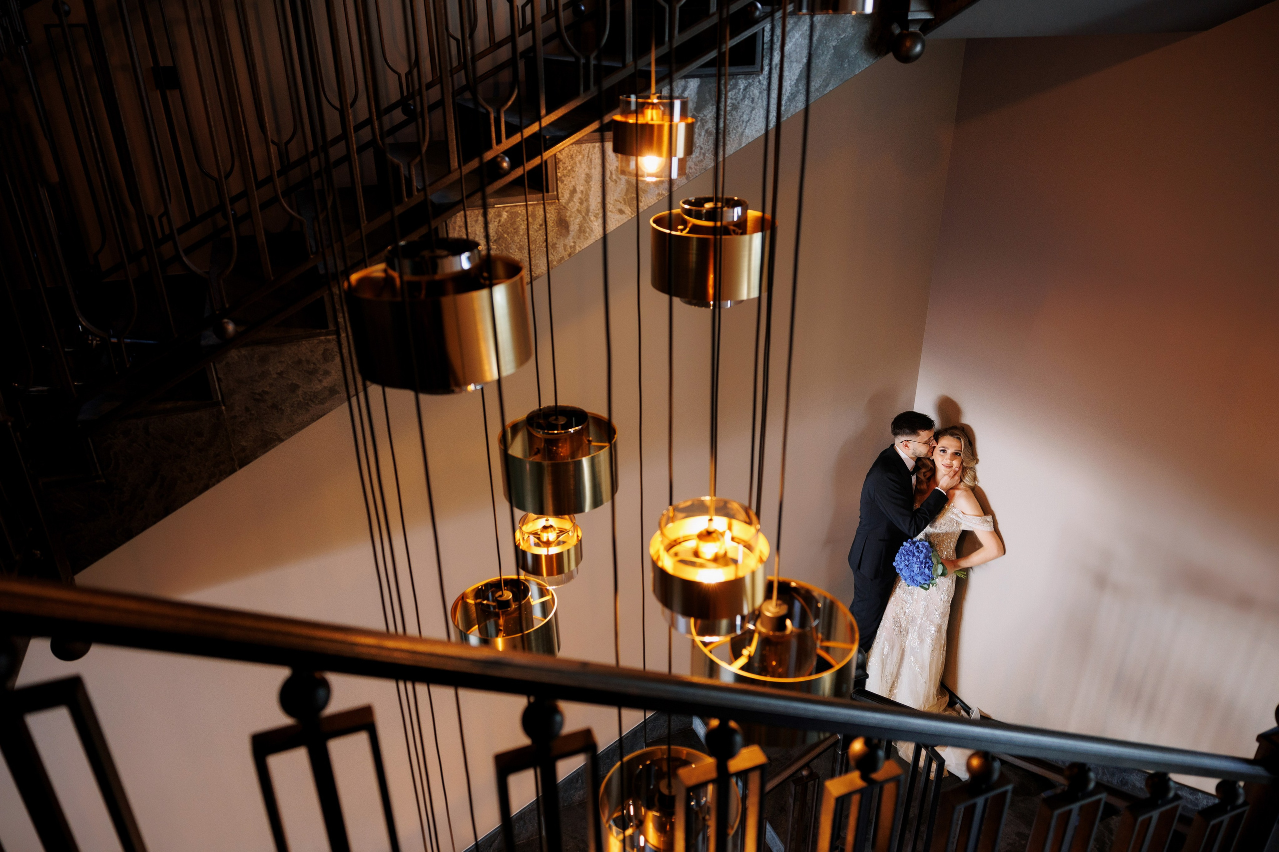 compoziție în fotografie de nuntă