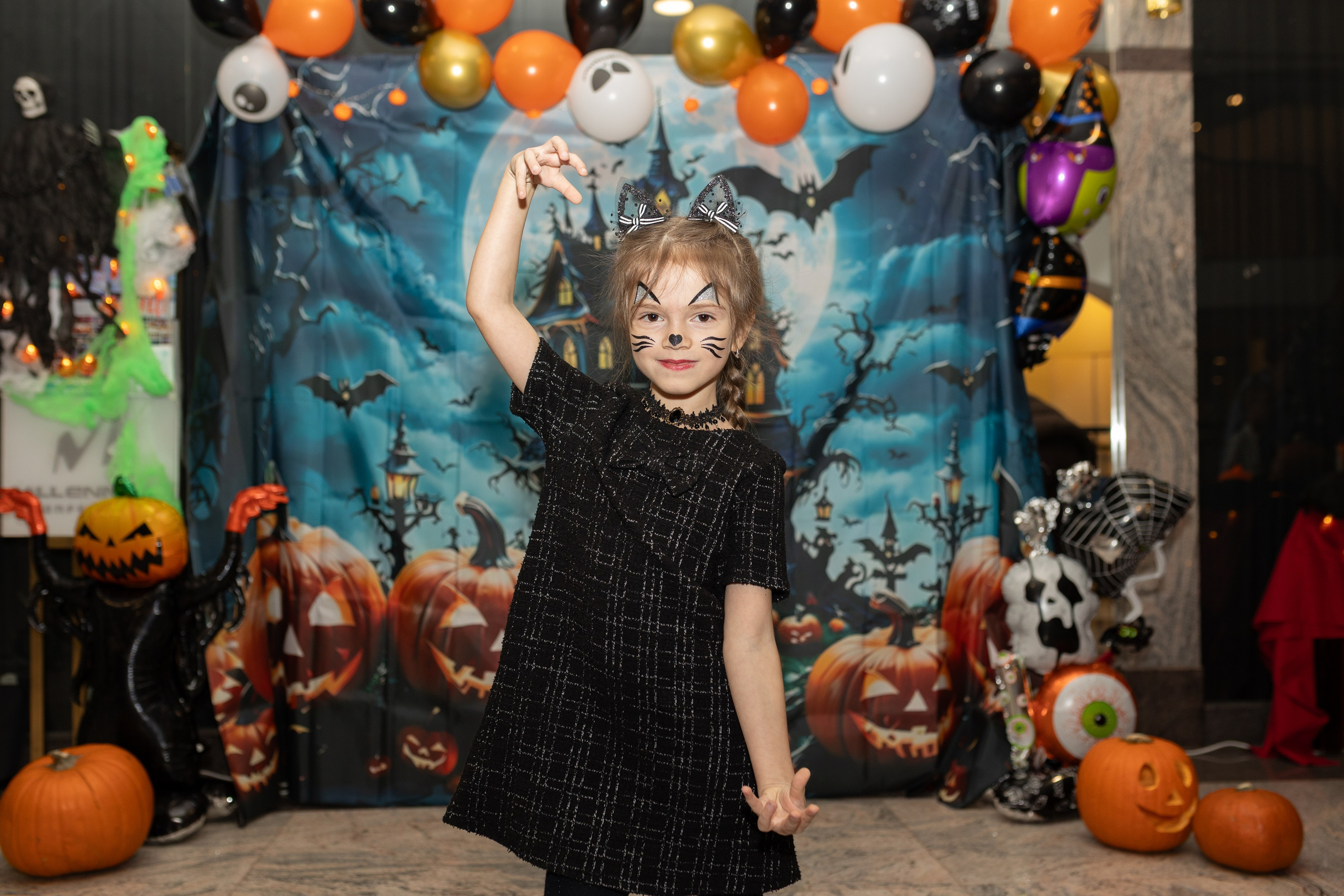 Leo dance studio Helloween 2025. Семейный и детский фотограф в Варшаве Мила Бобровская