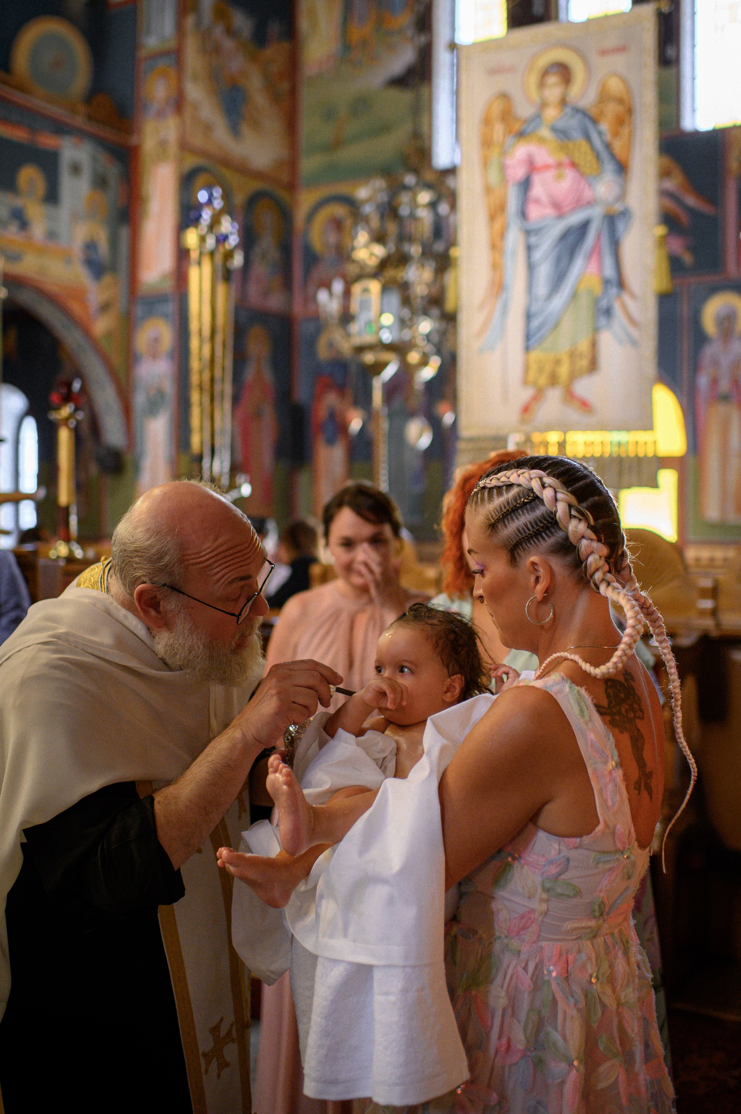 Baptism Iris. Семейная, детская, портретная и предметная фотосъемка в Салониках