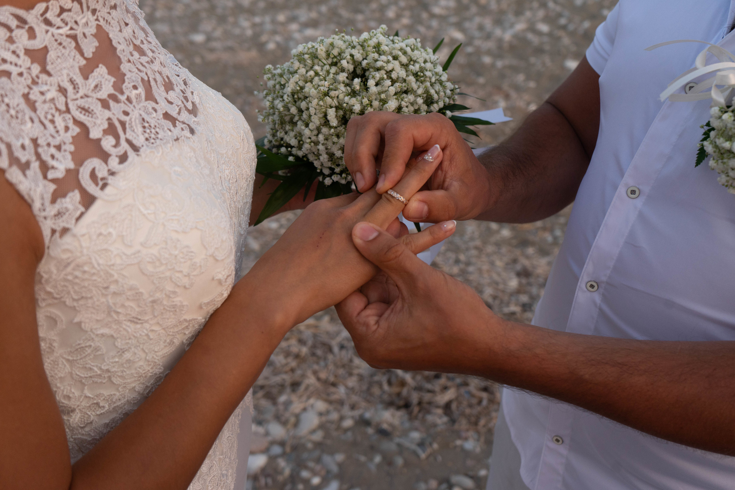 Nataly & Igor. Photographer at Santorini