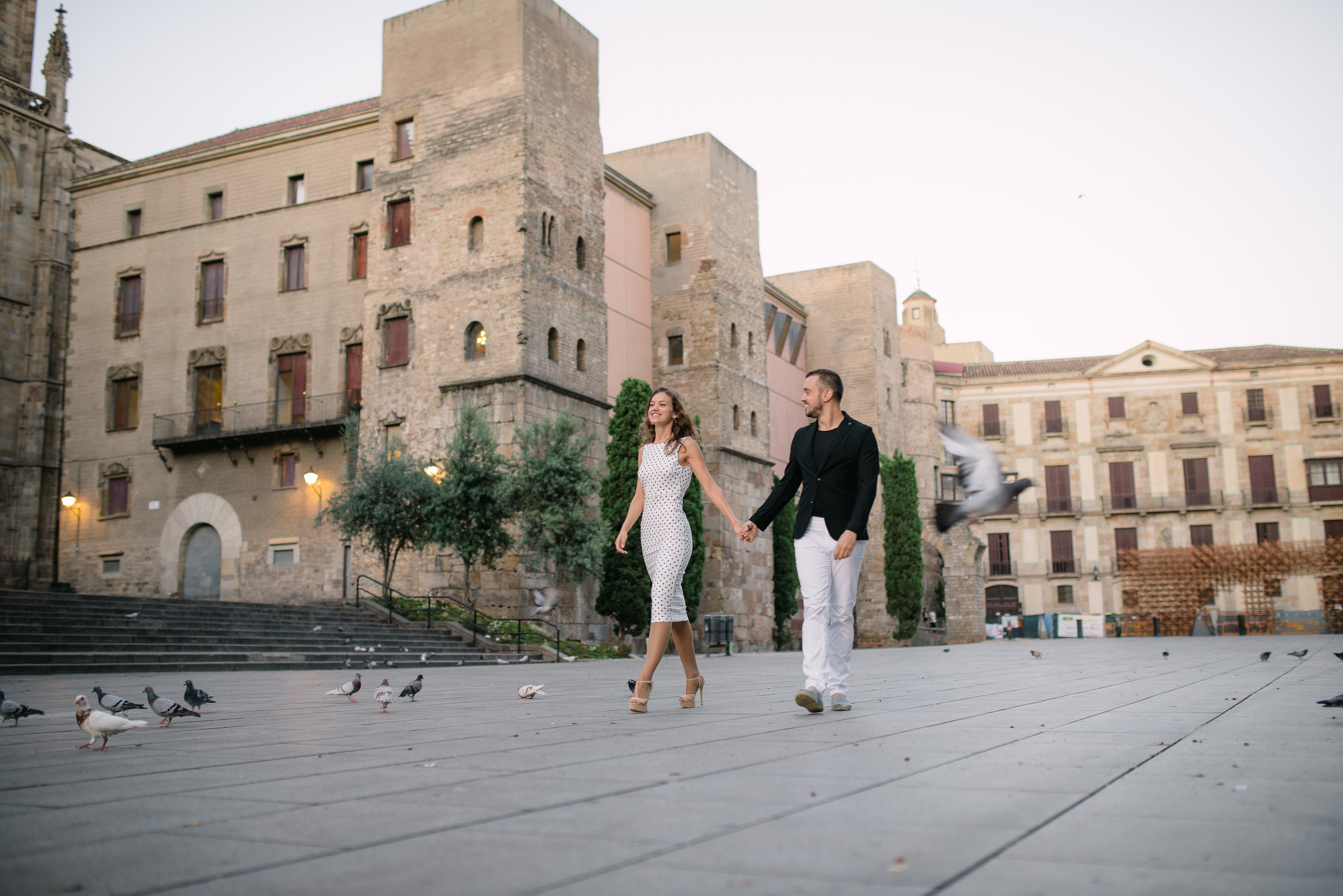 Nadia&Leo sesión fotográfica en Barcelona. Fotógrafo profesional Bilbao