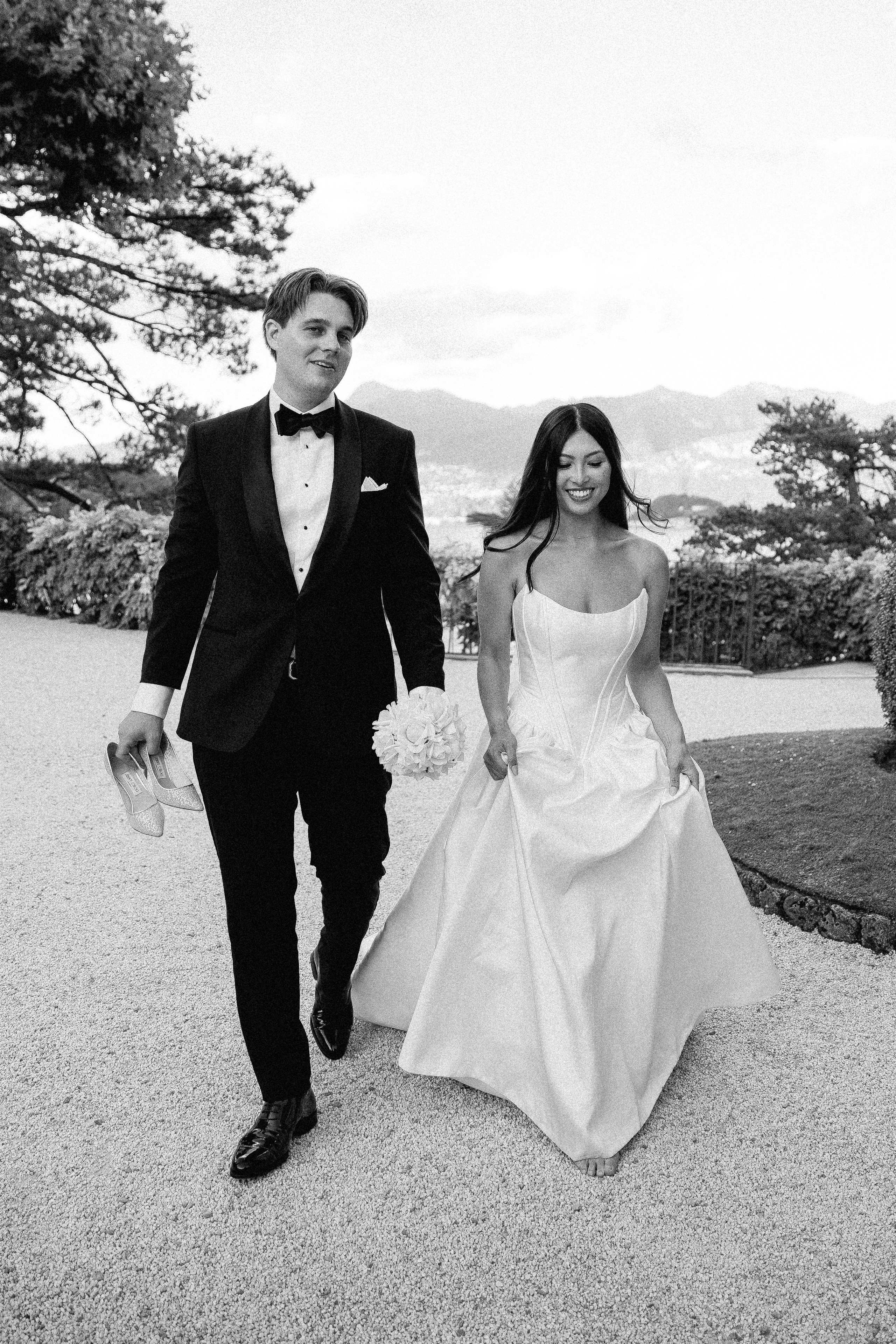 Lily & Zach, Villa del Balbianello. Photographer in Italy Anna Linnik