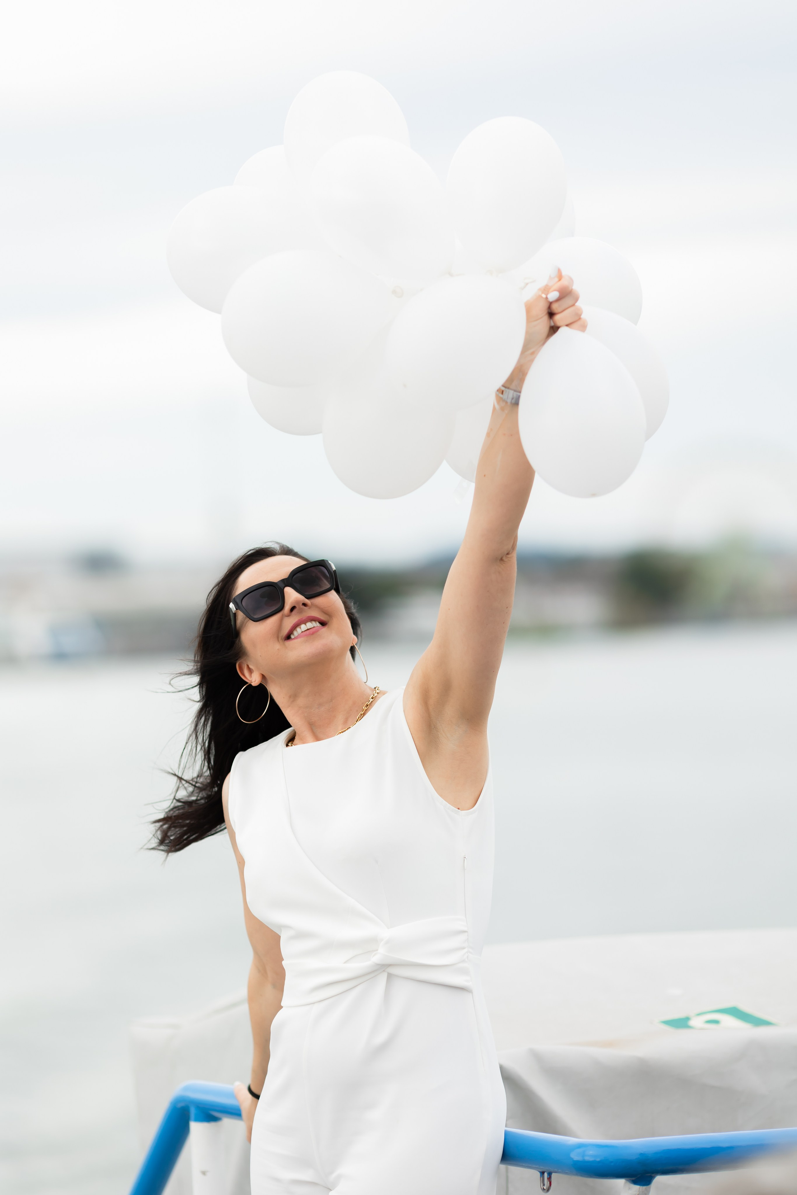 Ausflug mit Vertretern eines Kosmetikunternehmens. Adelya Tomin